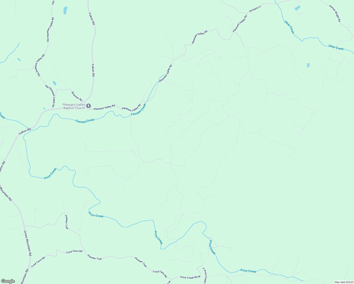 map of restaurants, bars, coffee shops, grocery stores, and more near 128 Twisted Oak Road in Talking Rock