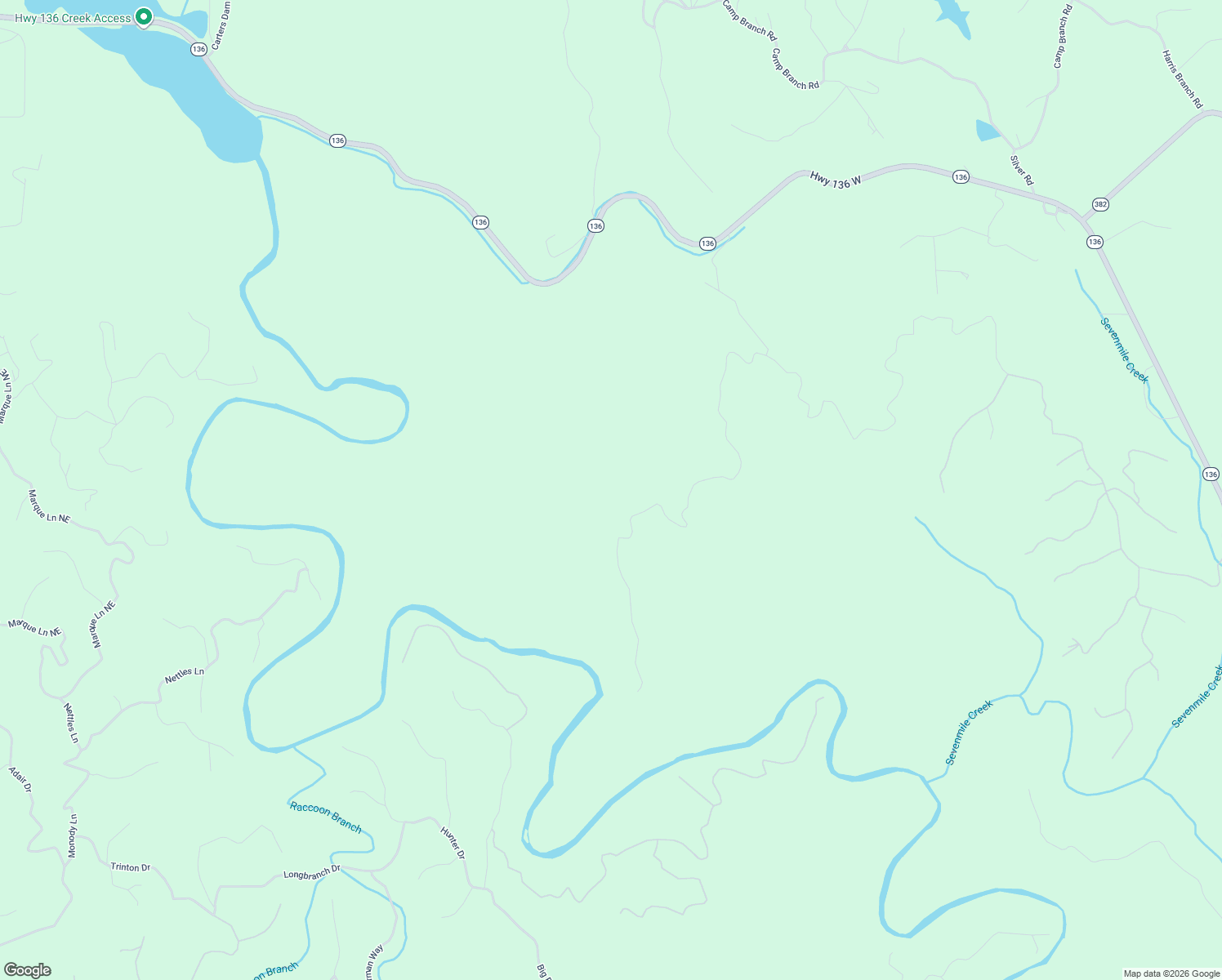 map of restaurants, bars, coffee shops, grocery stores, and more near in Oakman