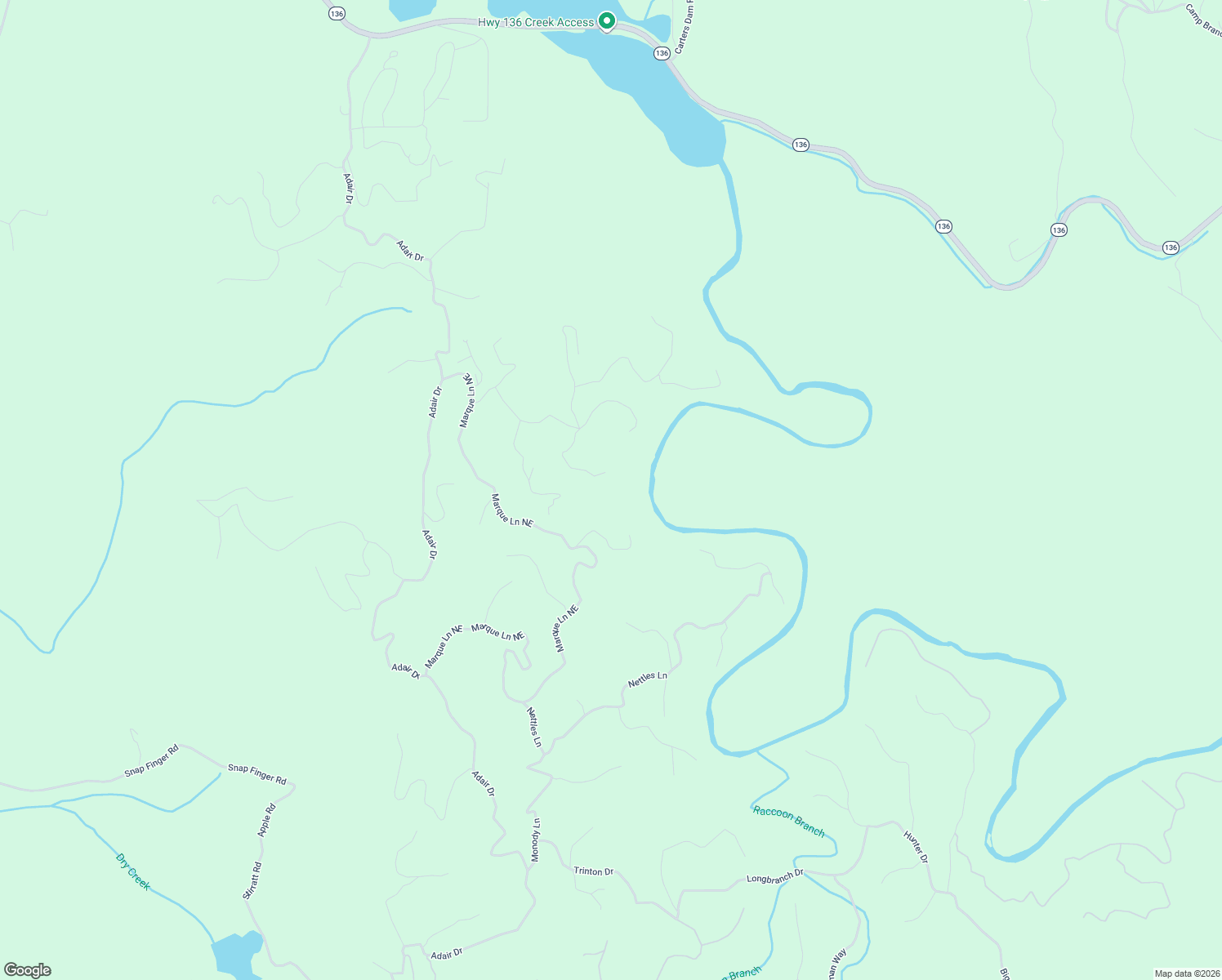 map of restaurants, bars, coffee shops, grocery stores, and more near 565 Jester Court North East in Ranger