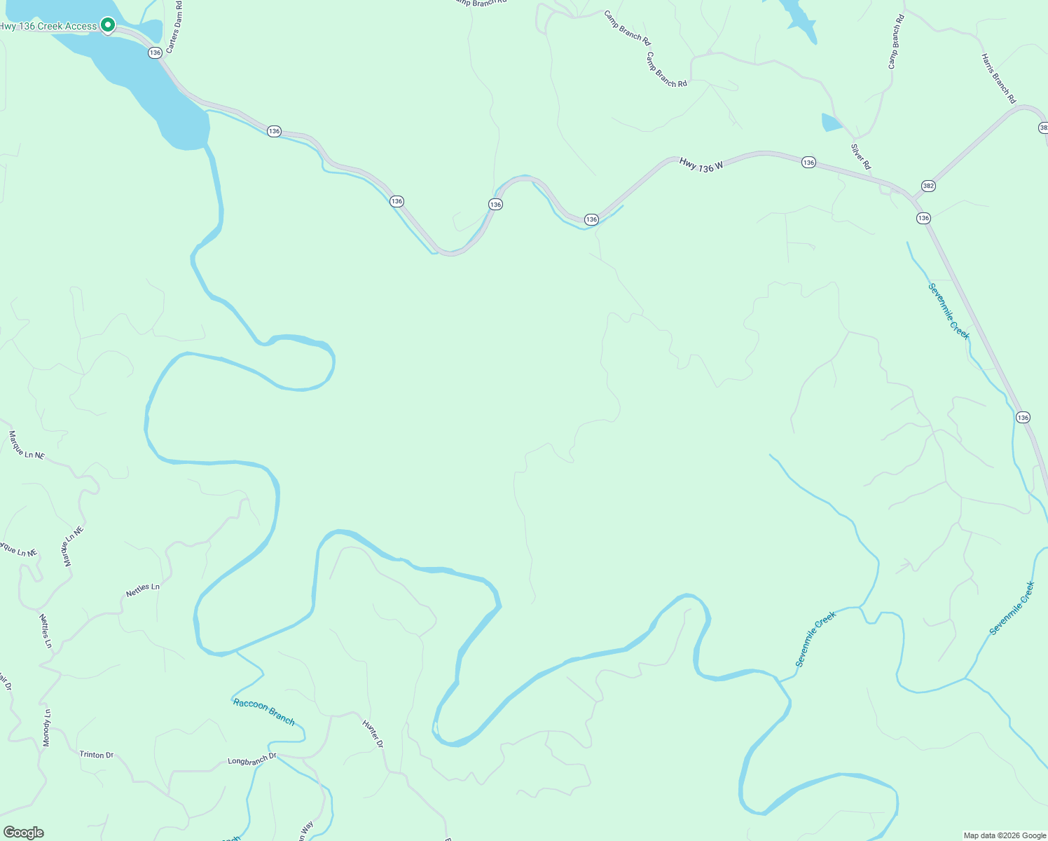 map of restaurants, bars, coffee shops, grocery stores, and more near in Oakman