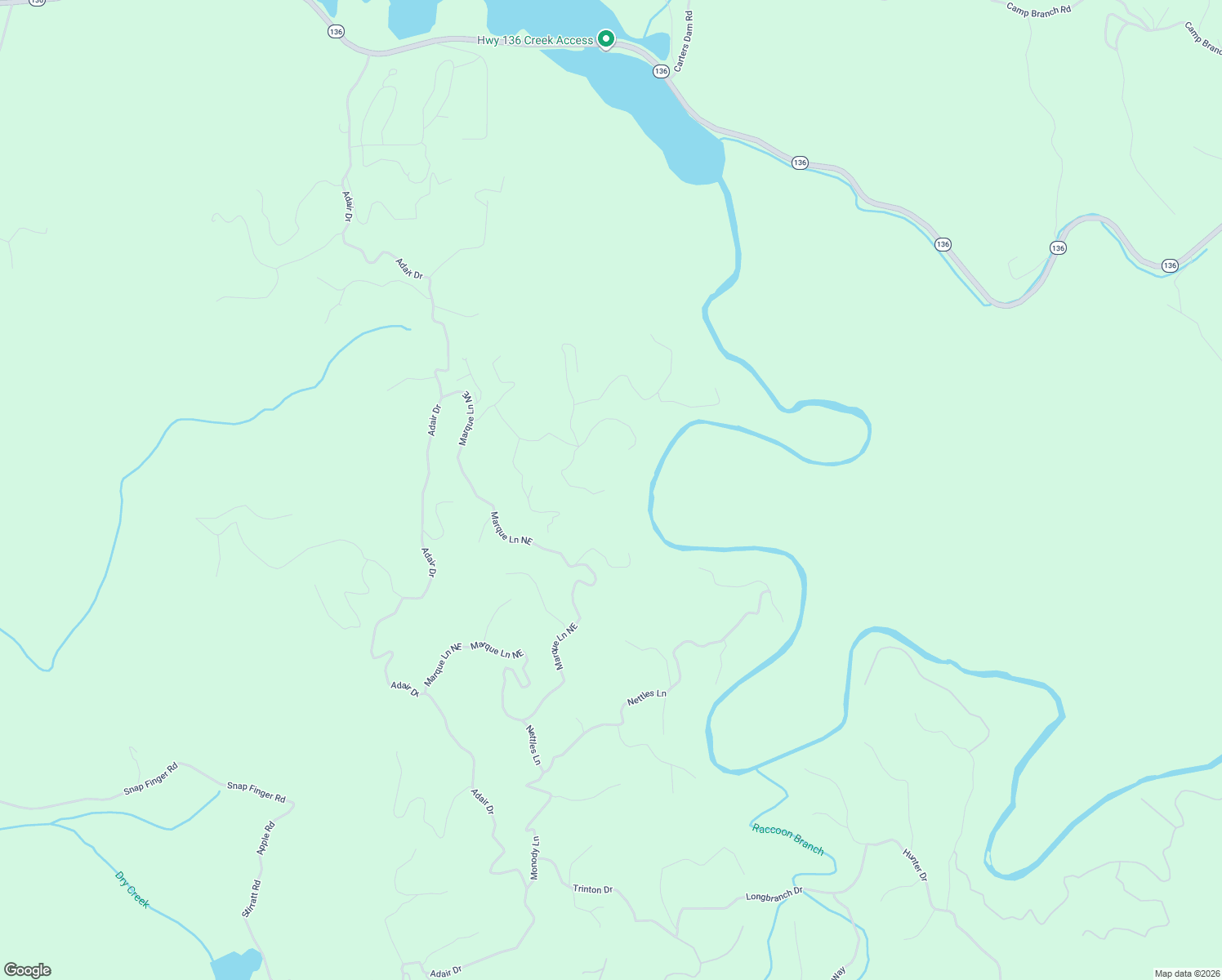 map of restaurants, bars, coffee shops, grocery stores, and more near 565 Jester Court North East in Ranger