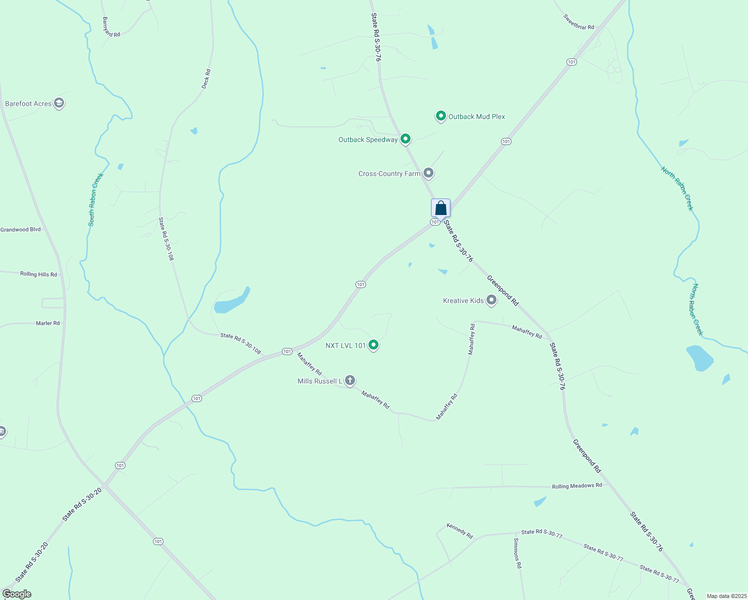 map of restaurants, bars, coffee shops, grocery stores, and more near 14339 South Carolina 101 in Gray Court