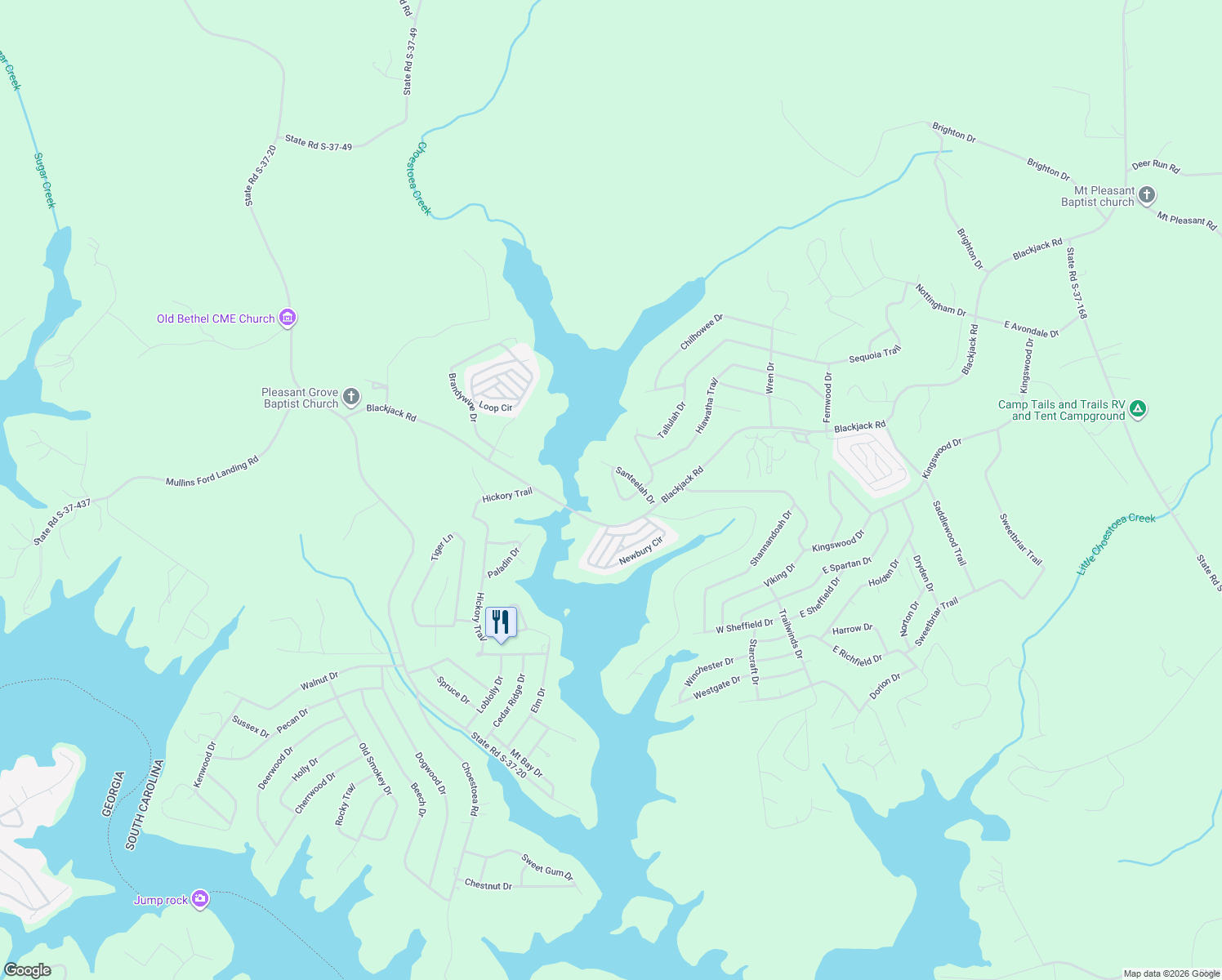 map of restaurants, bars, coffee shops, grocery stores, and more near 287 Tallulah Drive in Westminster