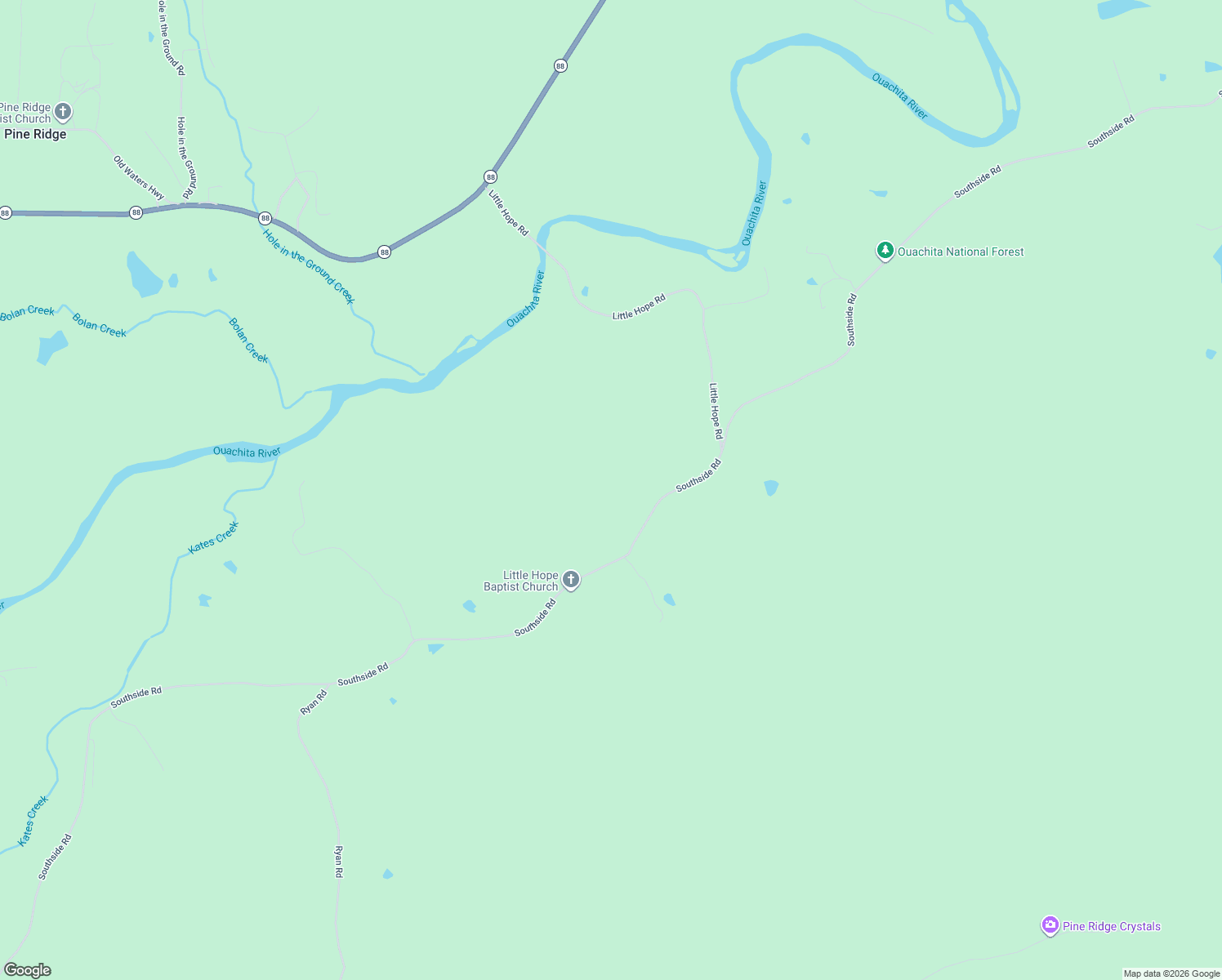 map of restaurants, bars, coffee shops, grocery stores, and more near in Pine Ridge