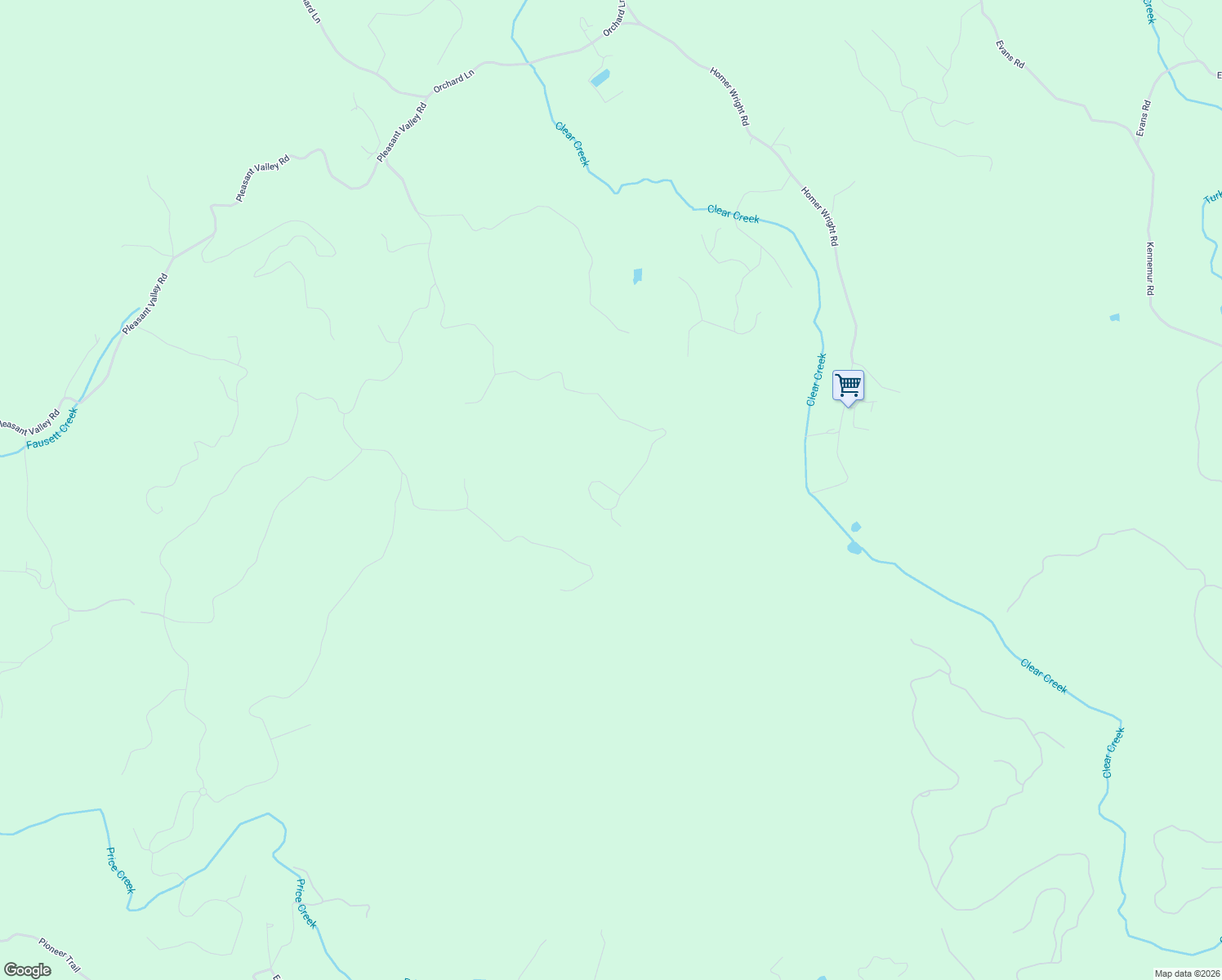 map of restaurants, bars, coffee shops, grocery stores, and more near in Talking Rock