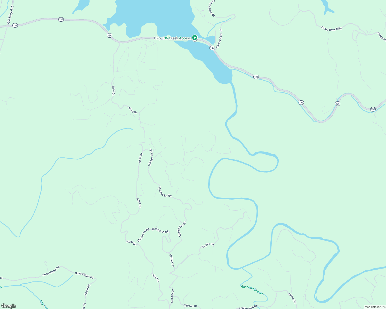 map of restaurants, bars, coffee shops, grocery stores, and more near 586 Galaxy Way in Ranger