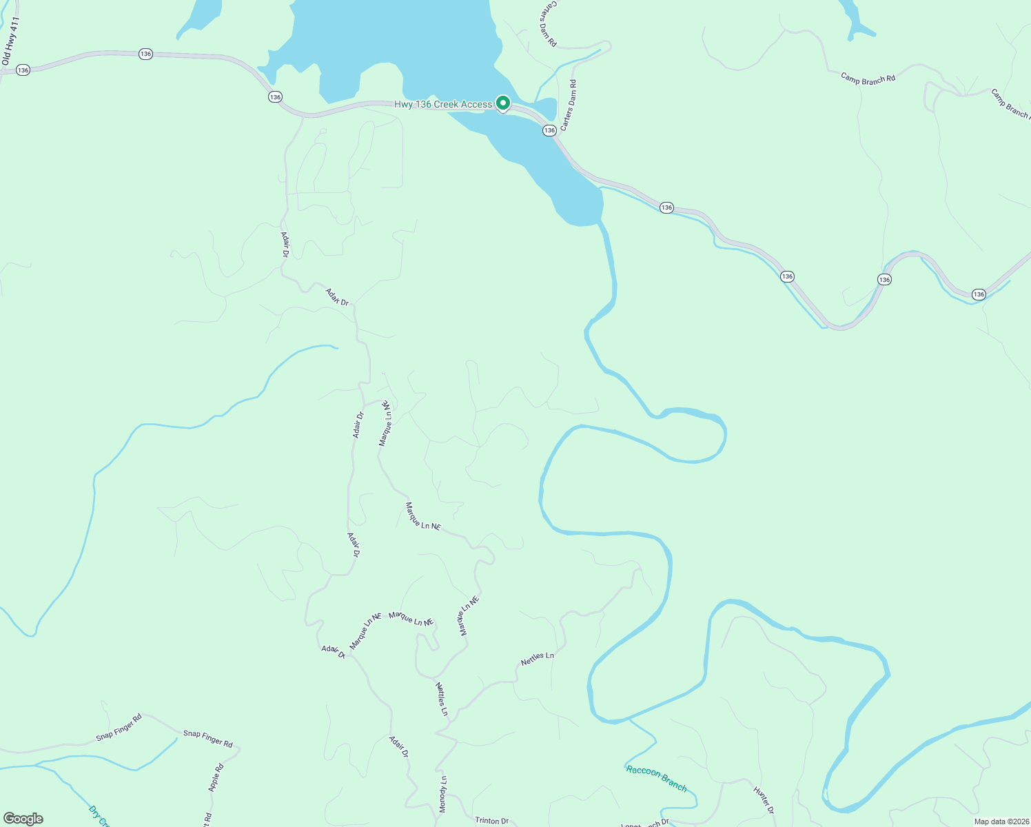 map of restaurants, bars, coffee shops, grocery stores, and more near 587 Galaxy Way in Ranger