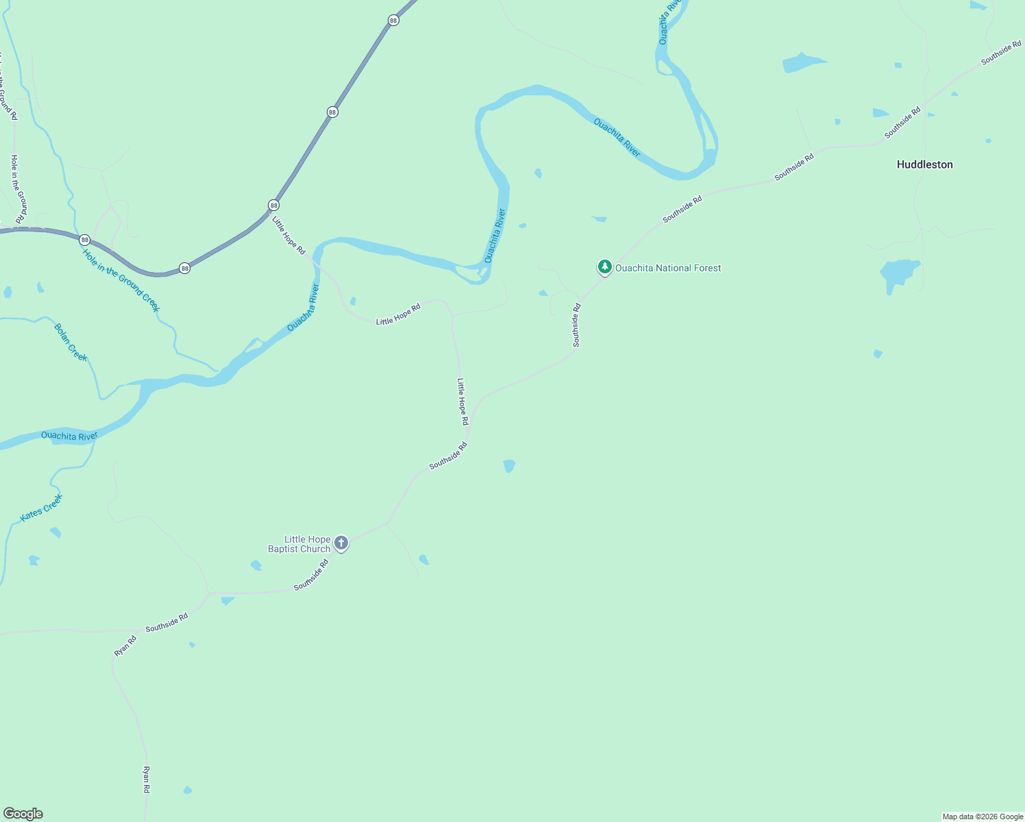 map of restaurants, bars, coffee shops, grocery stores, and more near in Huddleston