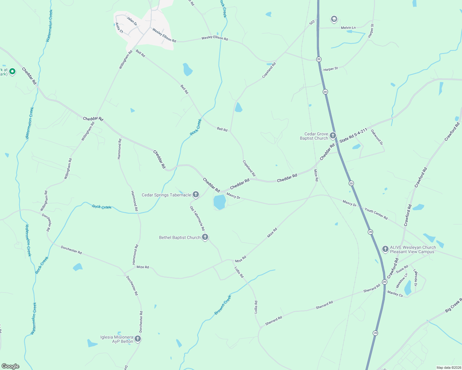 map of restaurants, bars, coffee shops, grocery stores, and more near 806 Cheddar Road in Belton