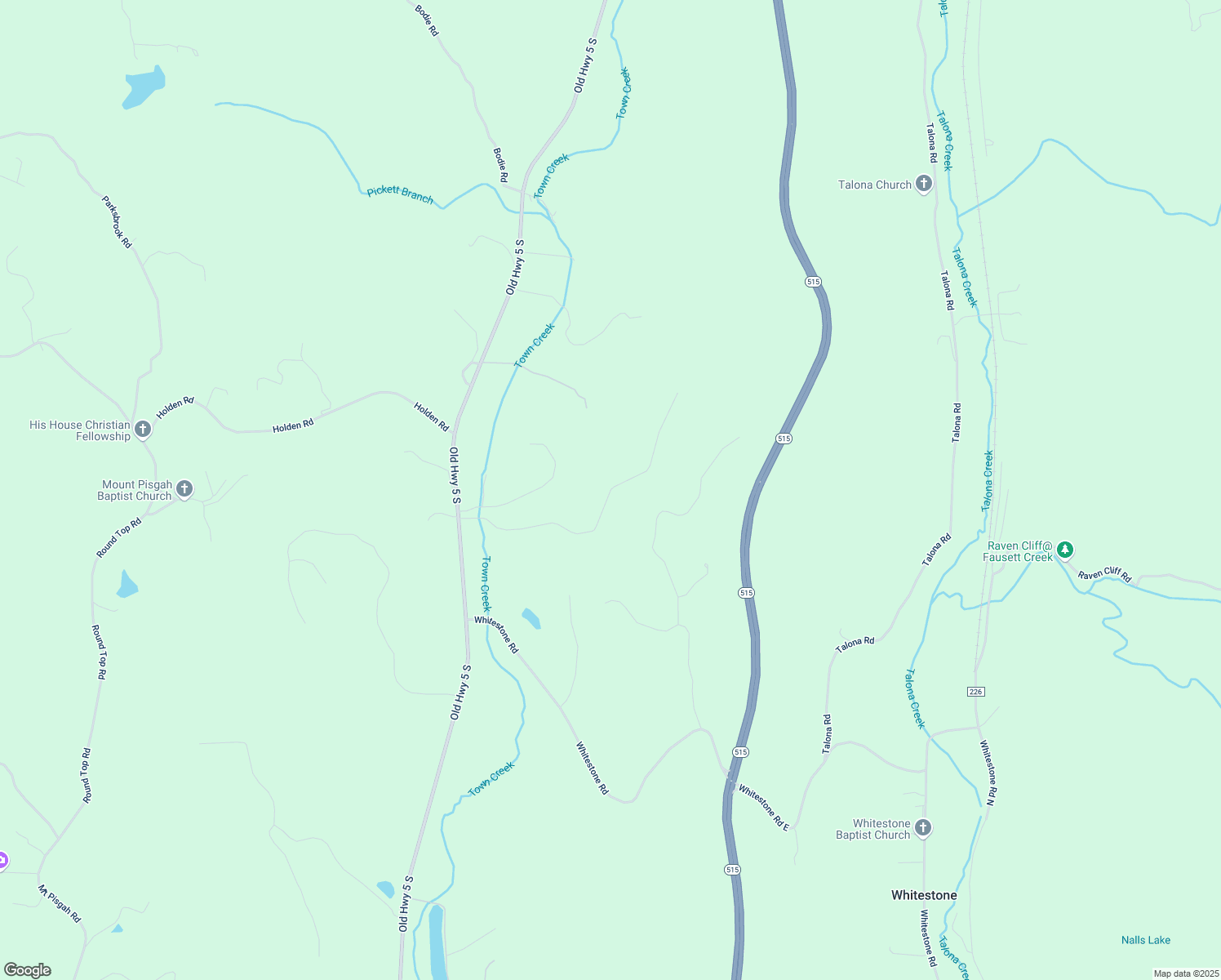 map of restaurants, bars, coffee shops, grocery stores, and more near Kelley Highlands Drive in Gilmer County