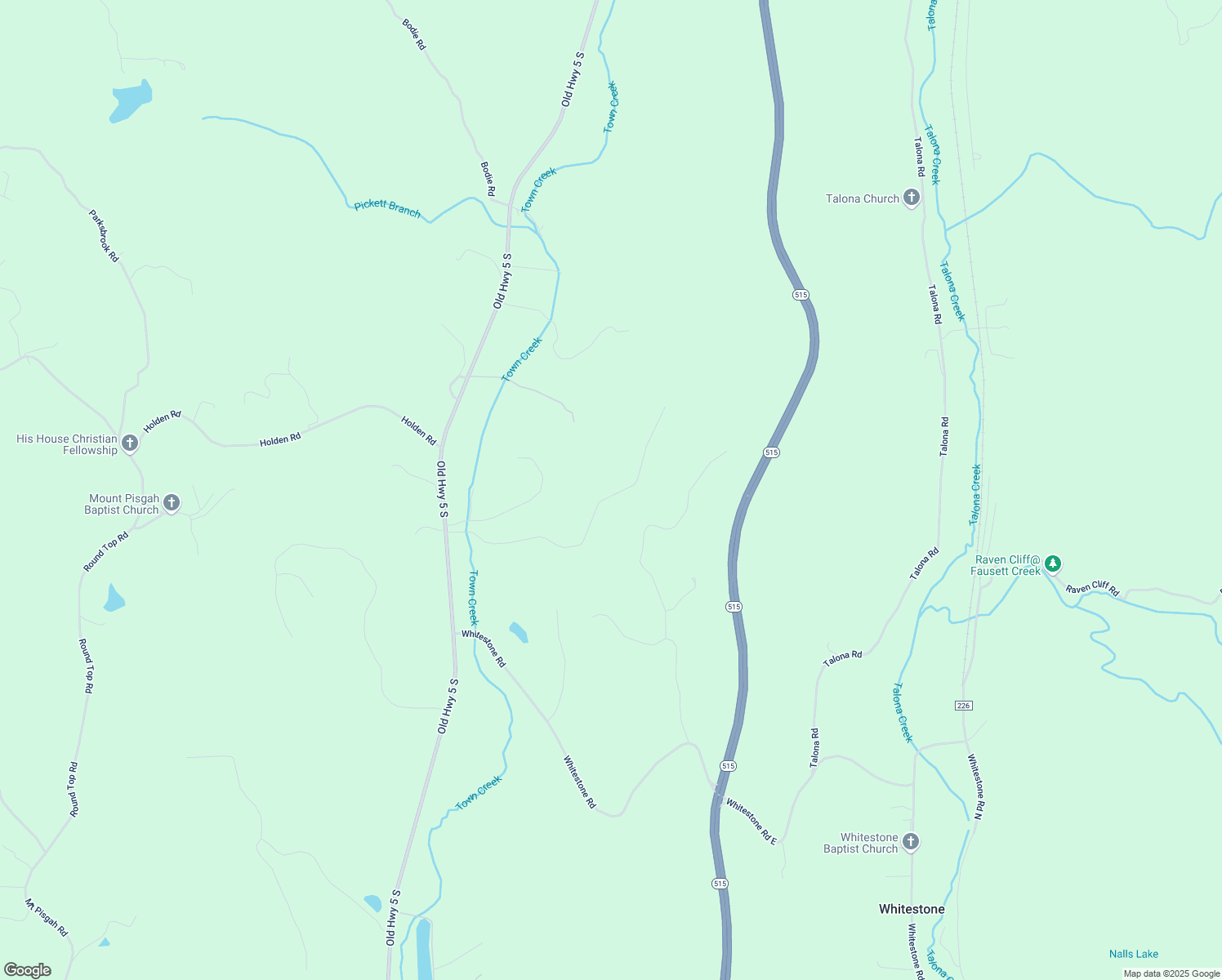 map of restaurants, bars, coffee shops, grocery stores, and more near Kelley Highlands Drive in Gilmer County
