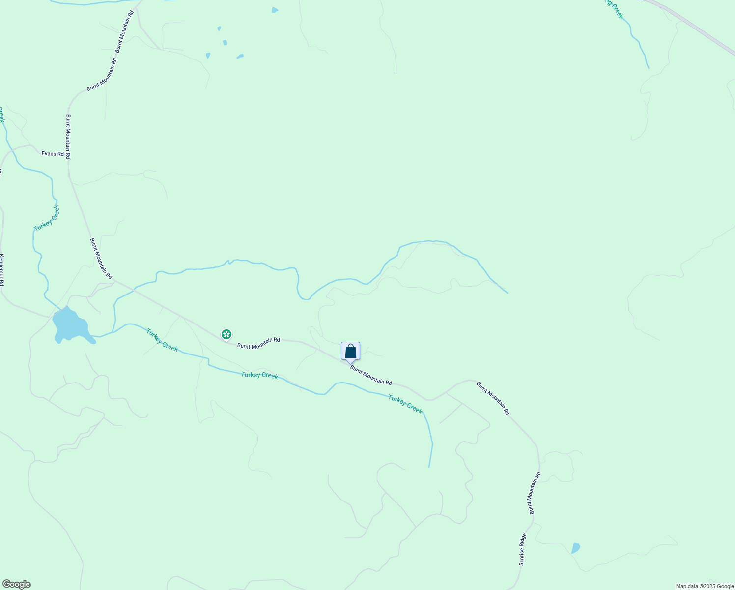 map of restaurants, bars, coffee shops, grocery stores, and more near 2082 Dickerson Drive in Ellijay