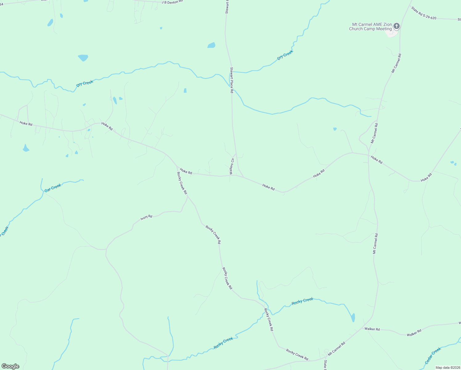 map of restaurants, bars, coffee shops, grocery stores, and more near 3195 Hoke Road in Heath Springs
