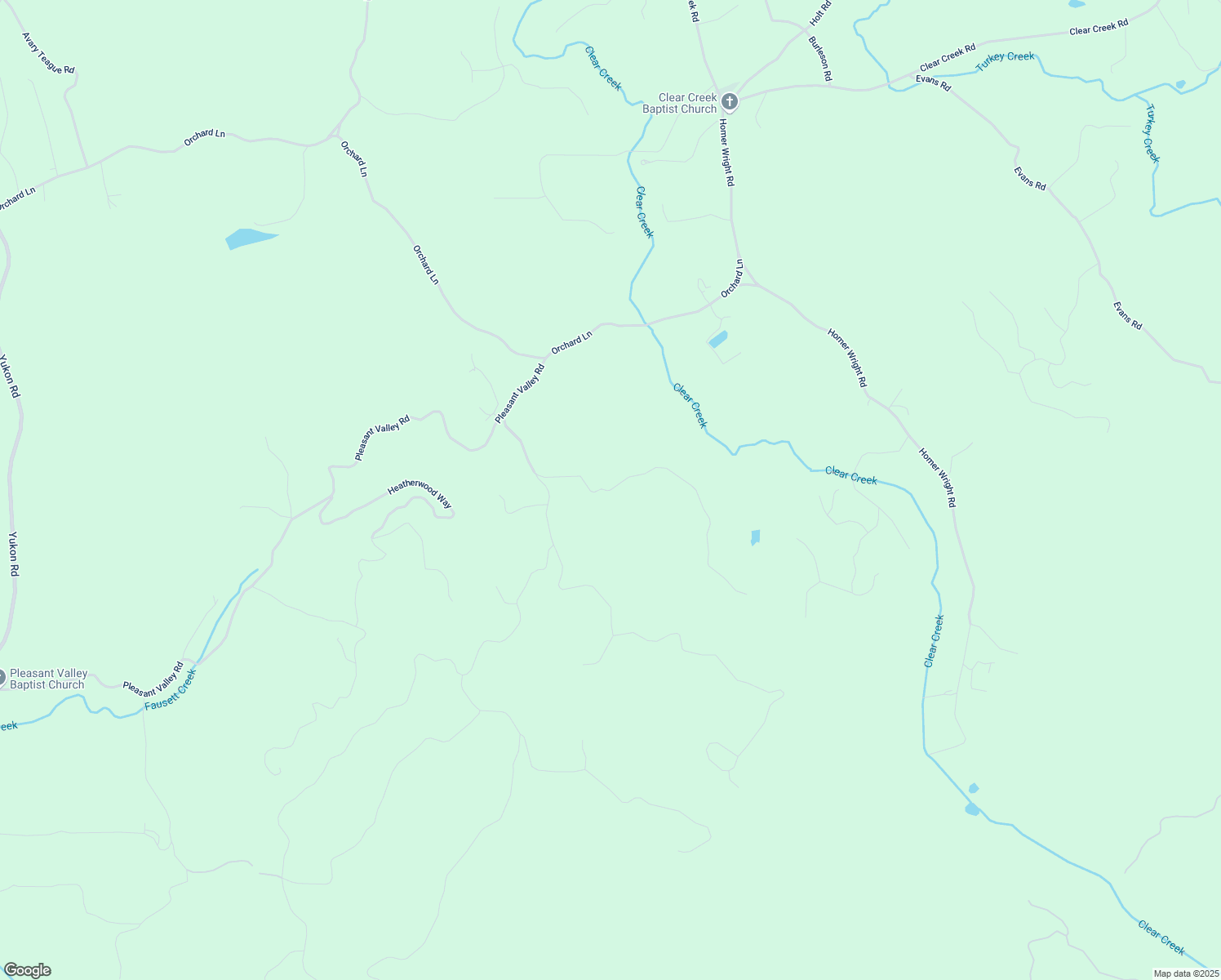 map of restaurants, bars, coffee shops, grocery stores, and more near Gault's Gulch Road in Talking Rock