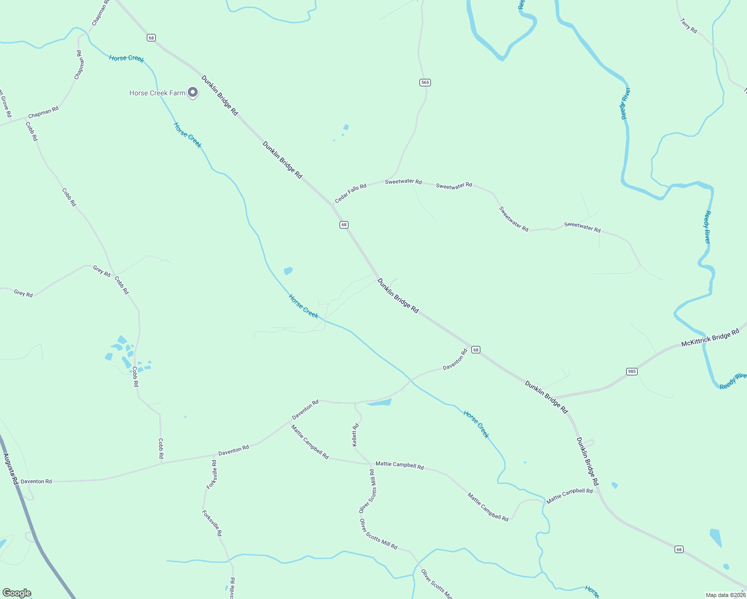 map of restaurants, bars, coffee shops, grocery stores, and more near 842 Dunklin Bridge Road in Fountain Inn