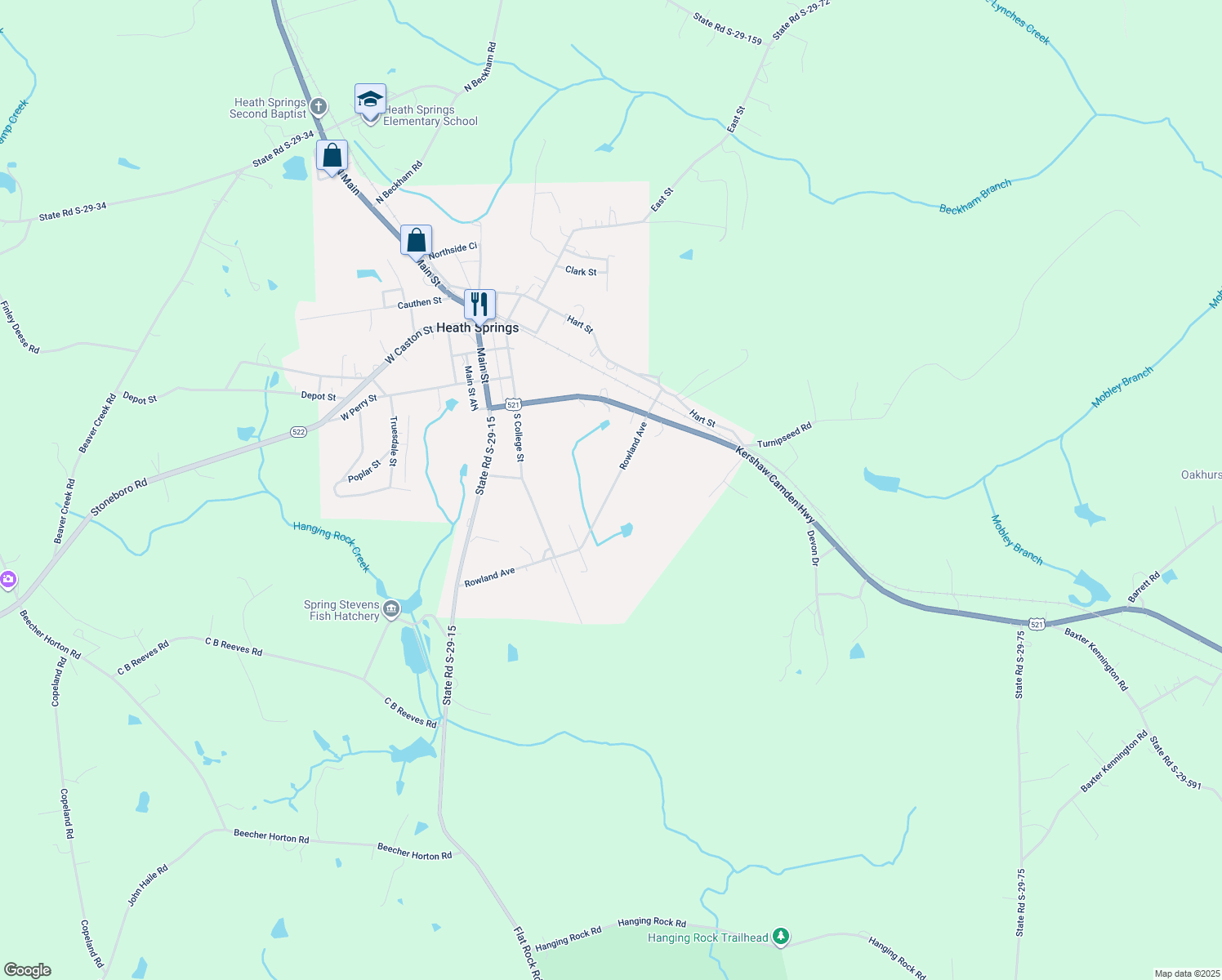 State Road S29130, Heath Springs SC Walk Score