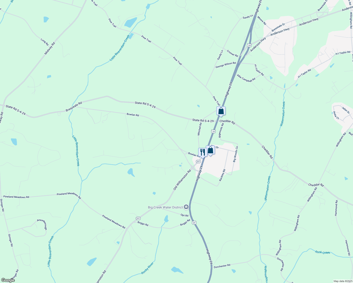 map of restaurants, bars, coffee shops, grocery stores, and more near 112 Bowlan Road in Belton