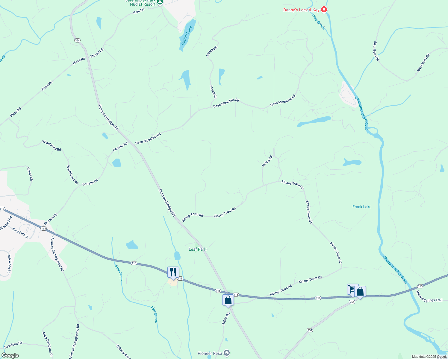 map of restaurants, bars, coffee shops, grocery stores, and more near 238 Ostrich Drive in Cleveland
