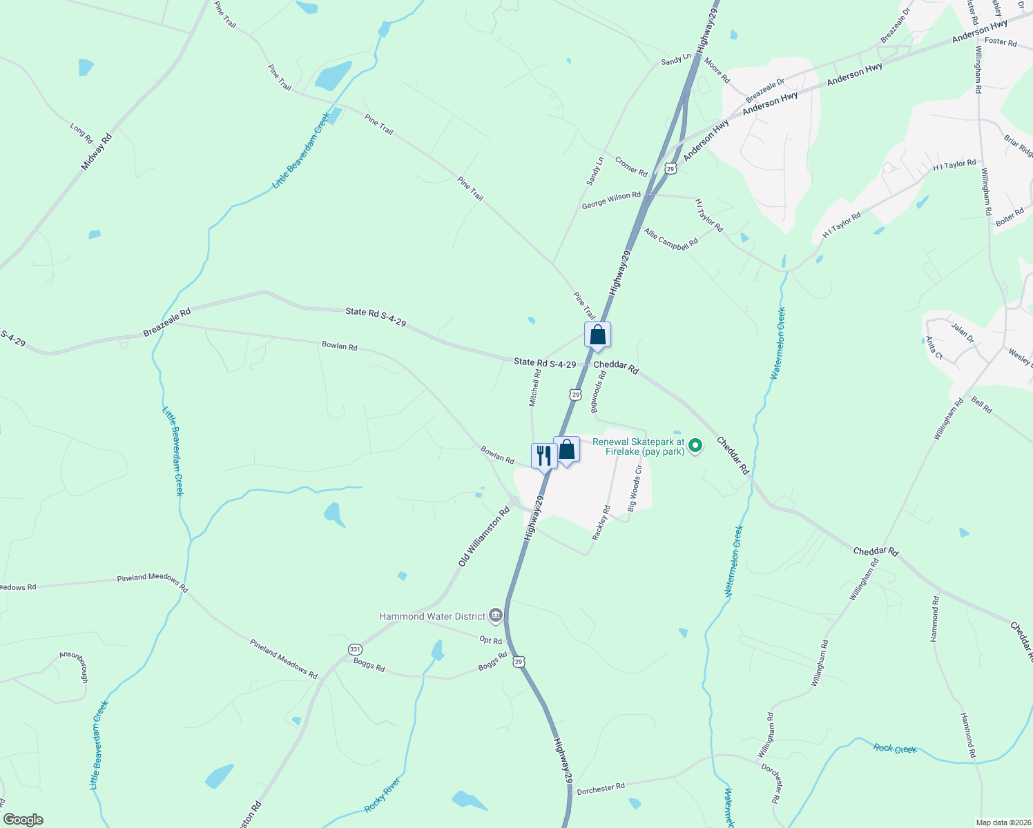 map of restaurants, bars, coffee shops, grocery stores, and more near 225 Mitchell Road in Belton