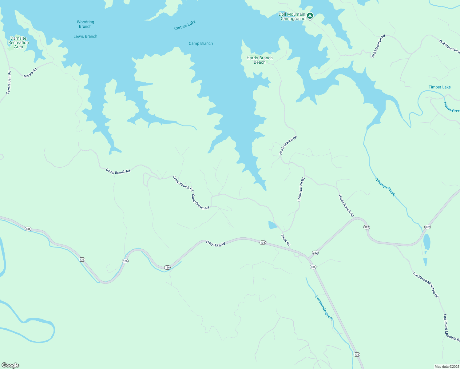 map of restaurants, bars, coffee shops, grocery stores, and more near 202 Cindy Lane in Ellijay