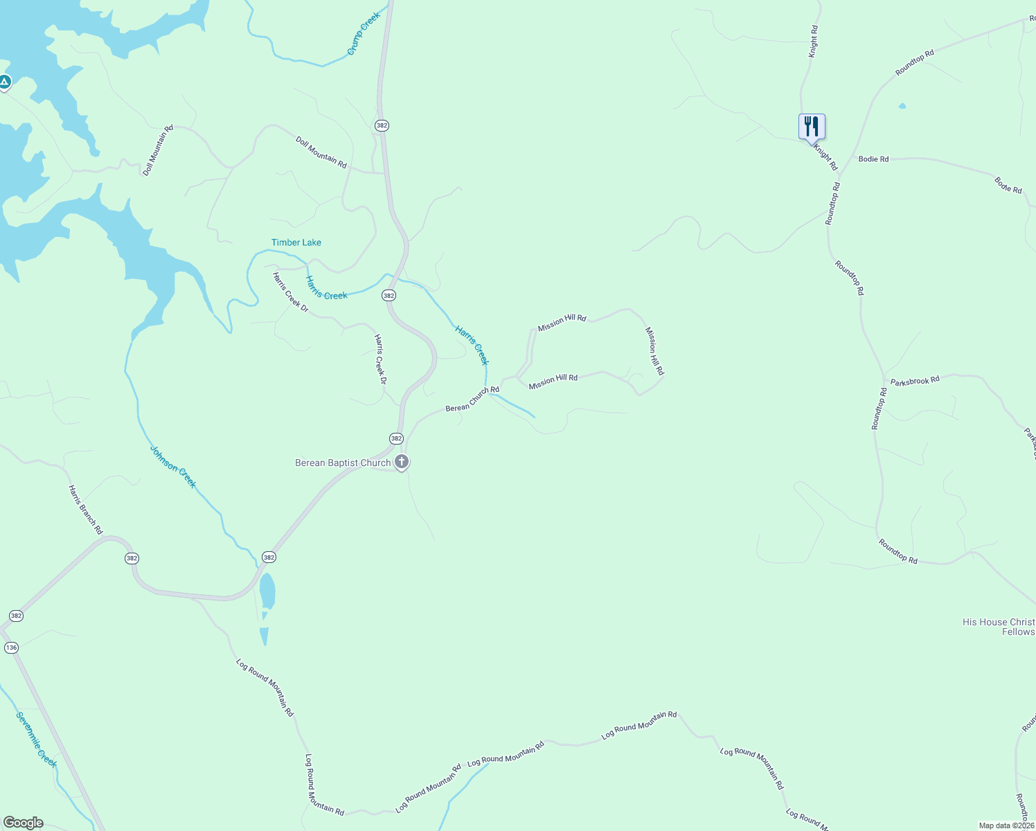 map of restaurants, bars, coffee shops, grocery stores, and more near 729-737 Sumac Road in Ellijay