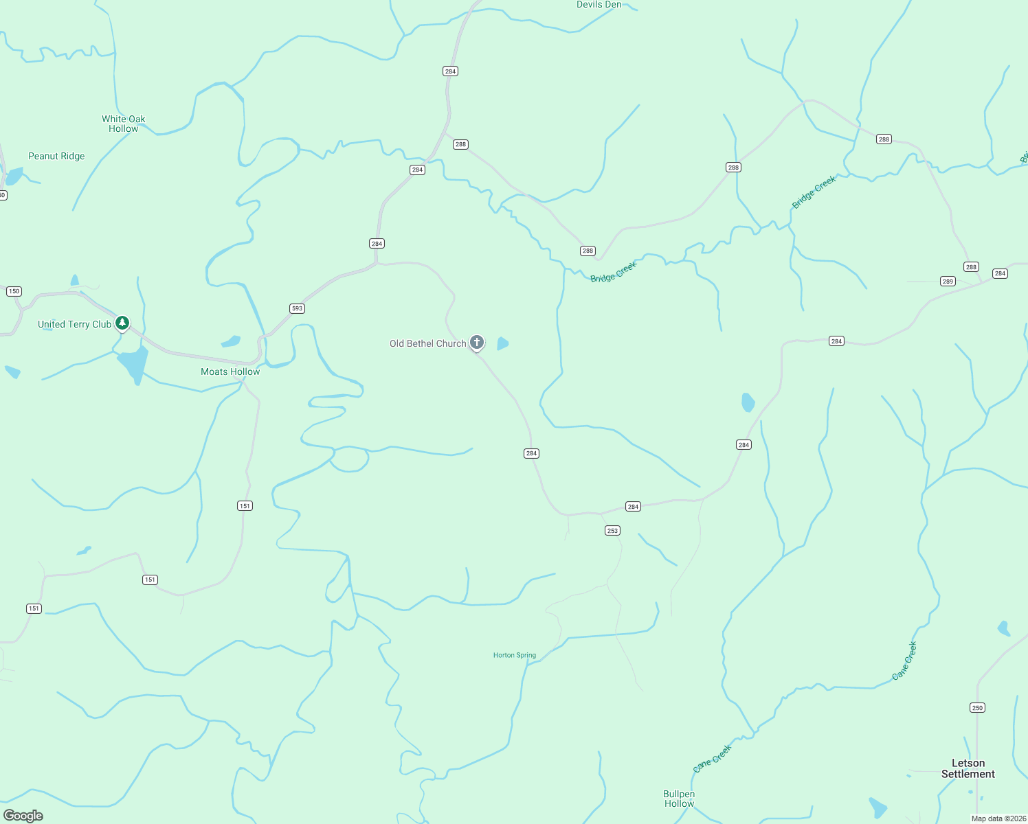 map of restaurants, bars, coffee shops, grocery stores, and more near 3930 County Road 284 in Courtland