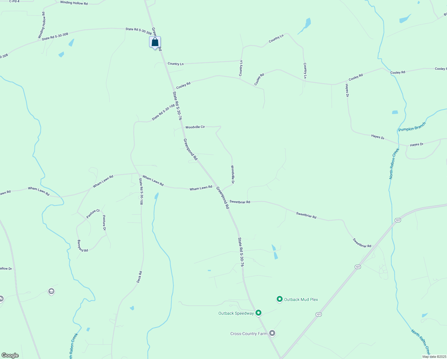 map of restaurants, bars, coffee shops, grocery stores, and more near 4174 Greenpond Road in Gray Court