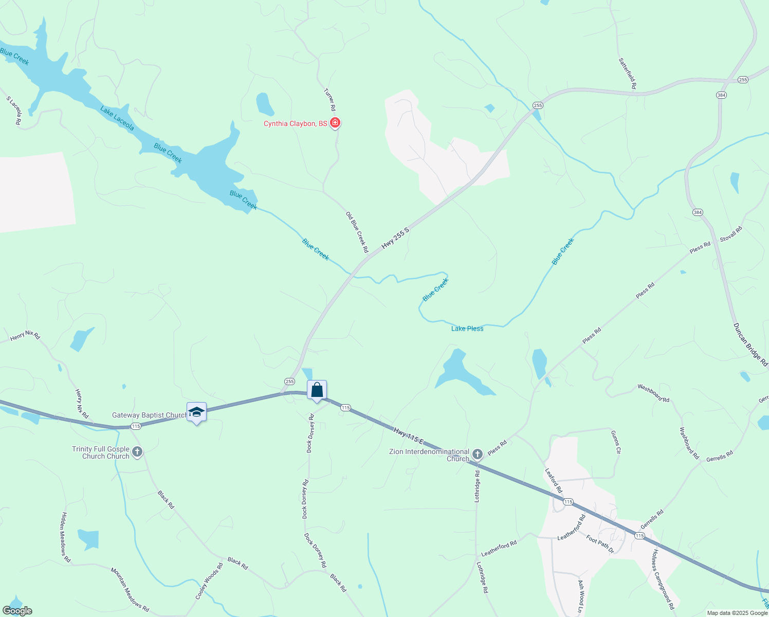 map of restaurants, bars, coffee shops, grocery stores, and more near 282 Arrendale Drive in Cleveland