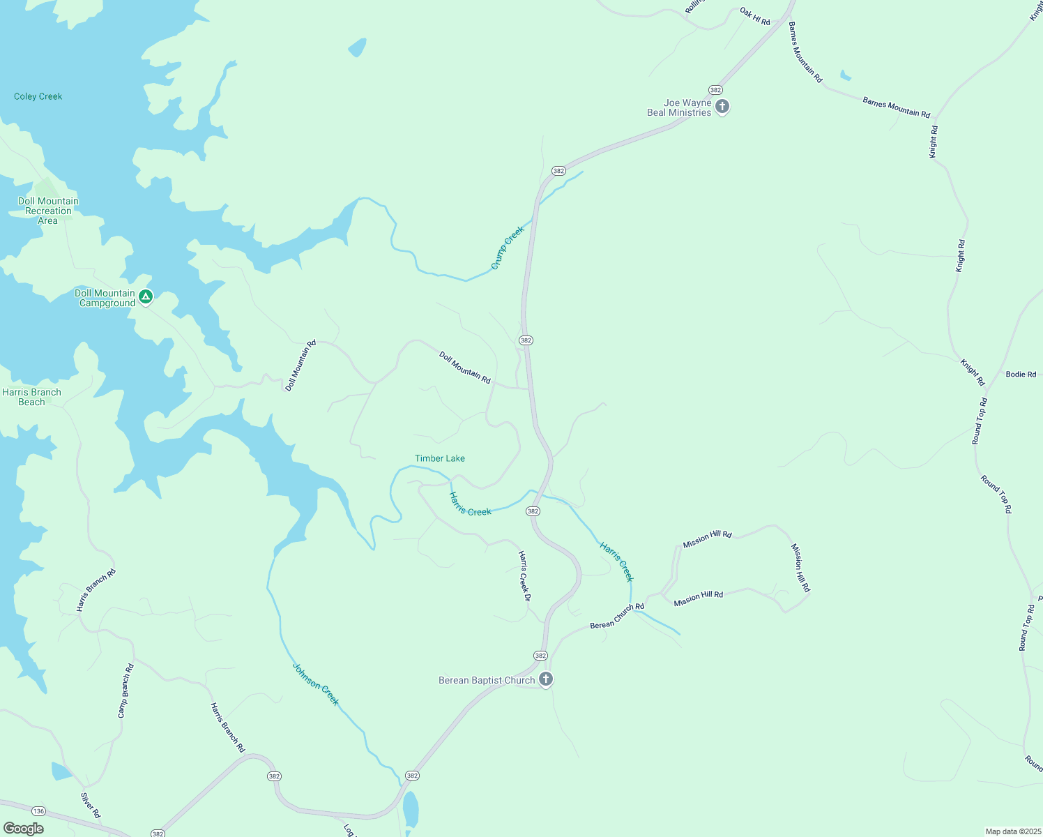 map of restaurants, bars, coffee shops, grocery stores, and more near 249 Harris Creek Drive in Ellijay