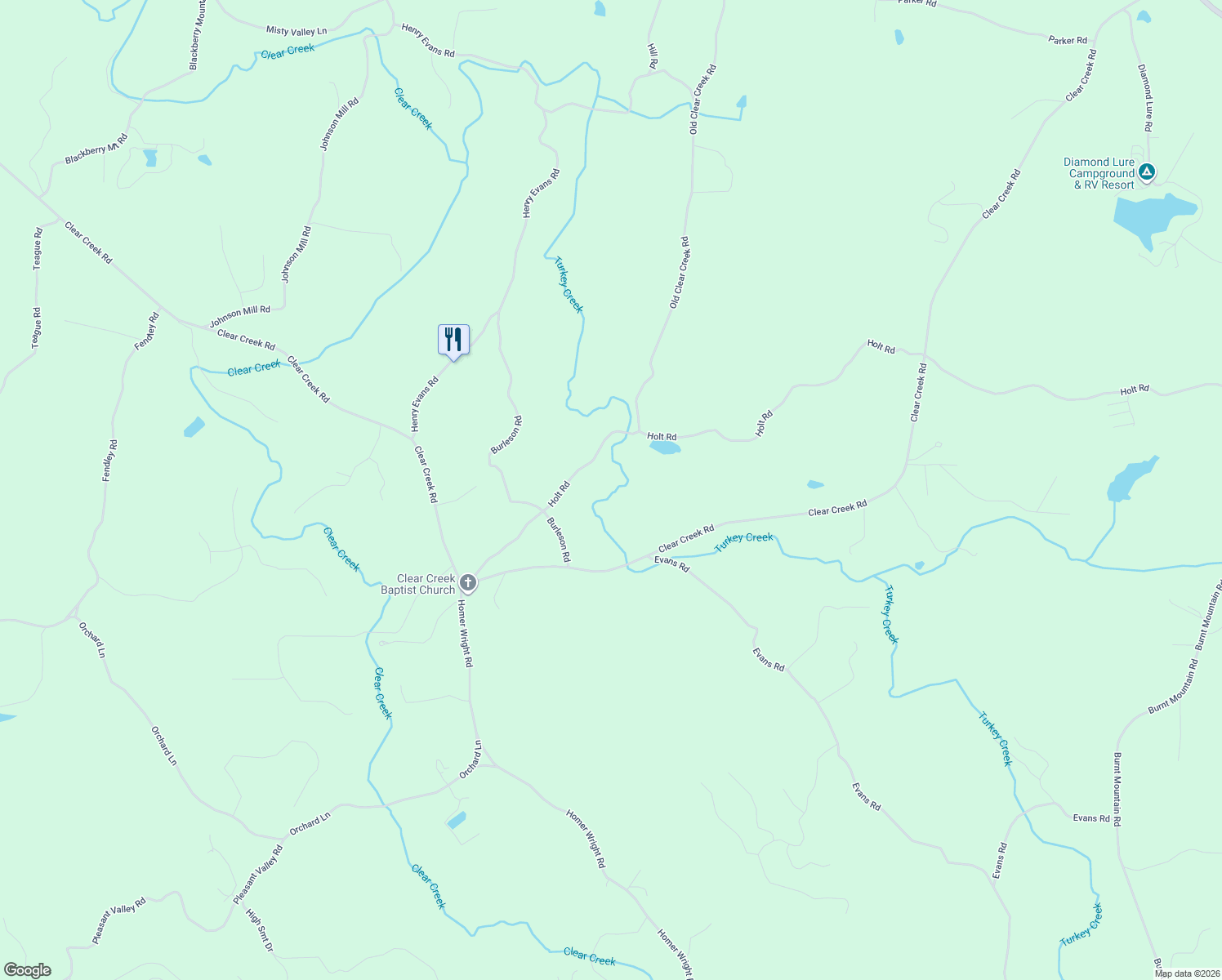 map of restaurants, bars, coffee shops, grocery stores, and more near in East Ellijay