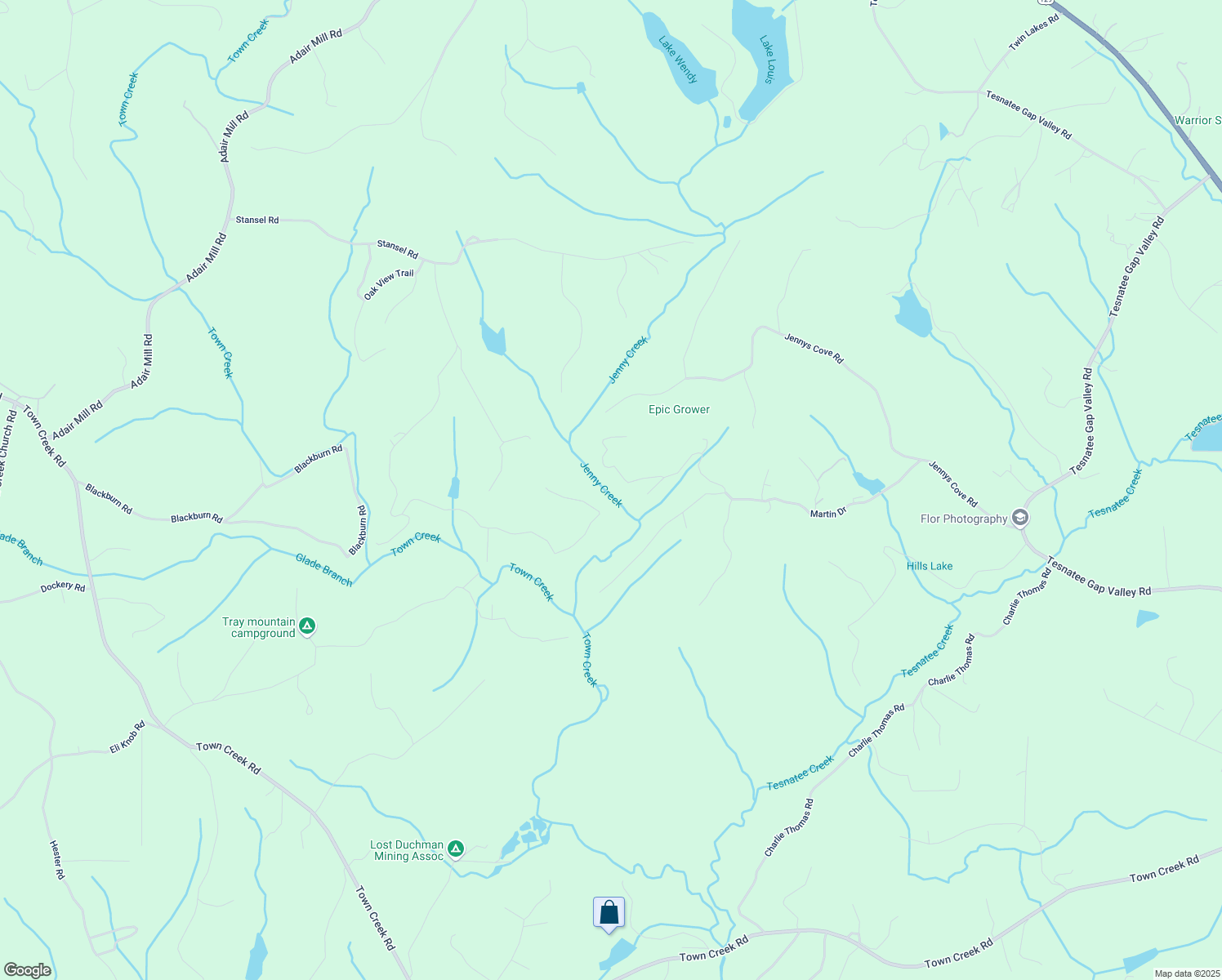 map of restaurants, bars, coffee shops, grocery stores, and more near 1147 Martin Drive in Cleveland