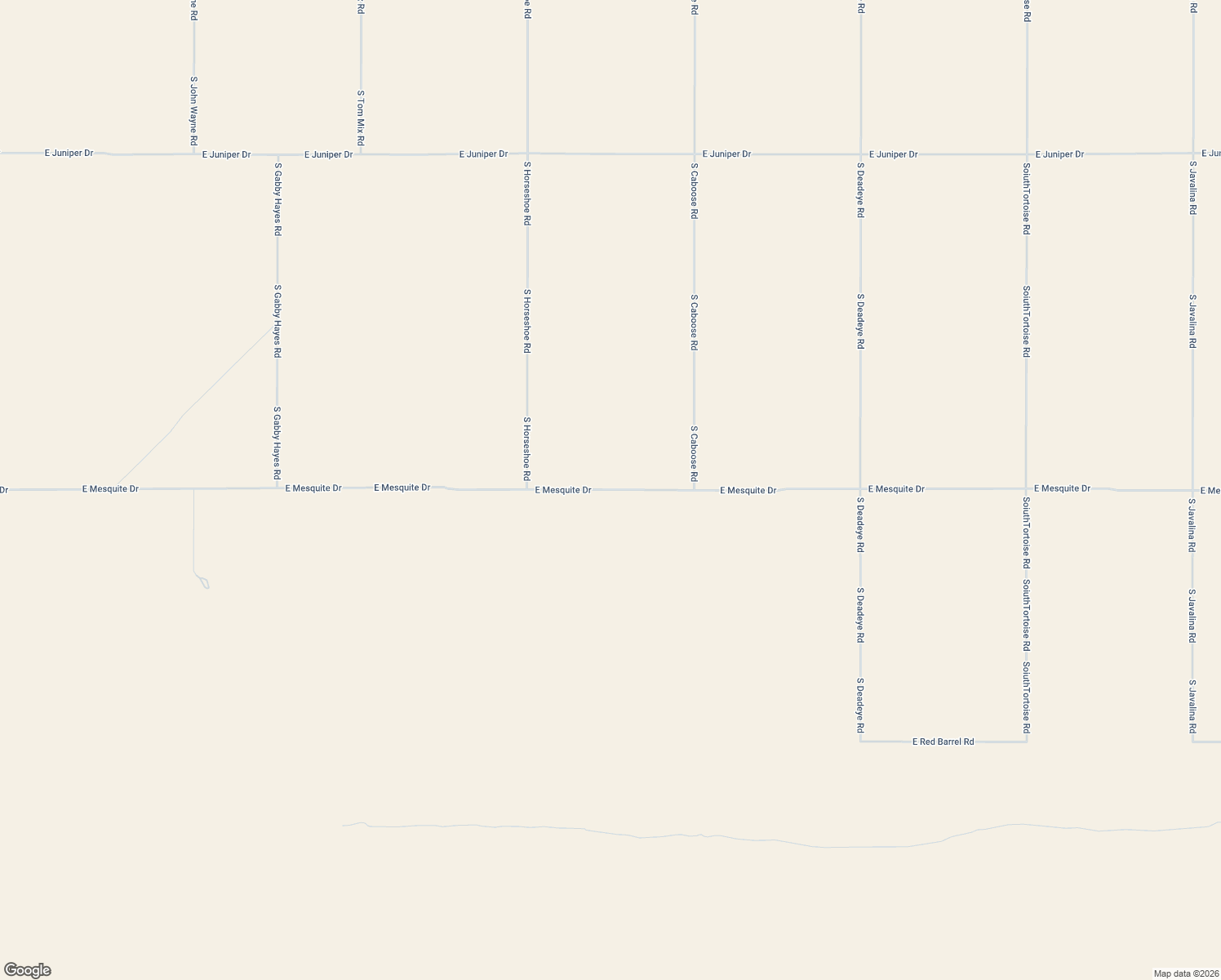 map of restaurants, bars, coffee shops, grocery stores, and more near East Mesquite Drive in Yucca