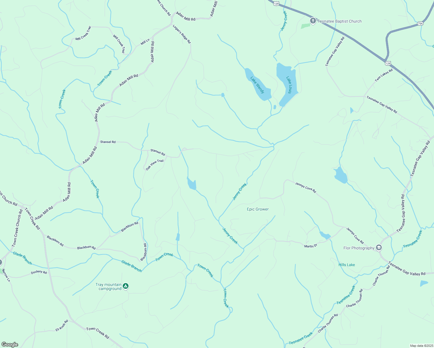 map of restaurants, bars, coffee shops, grocery stores, and more near 150 Daniel Drive in Cleveland