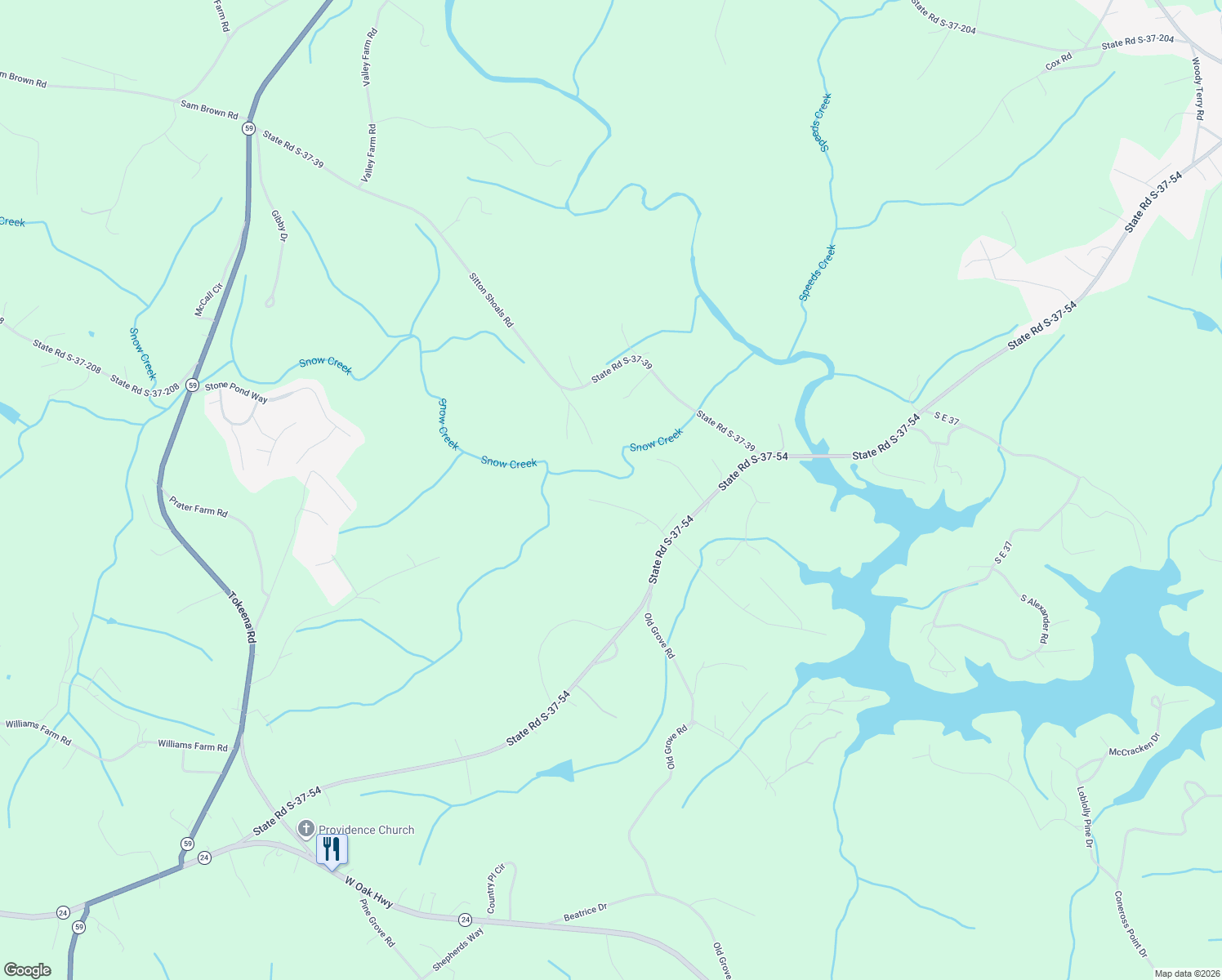 map of restaurants, bars, coffee shops, grocery stores, and more near 635 Fancy Drive in Seneca