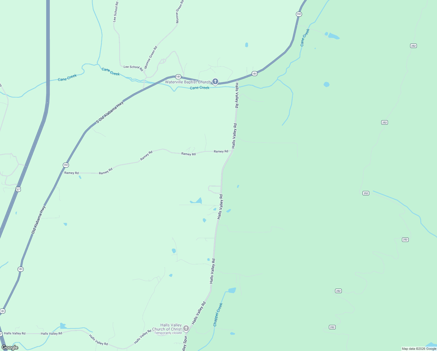 map of restaurants, bars, coffee shops, grocery stores, and more near 794 Halls Valley Road in Trion