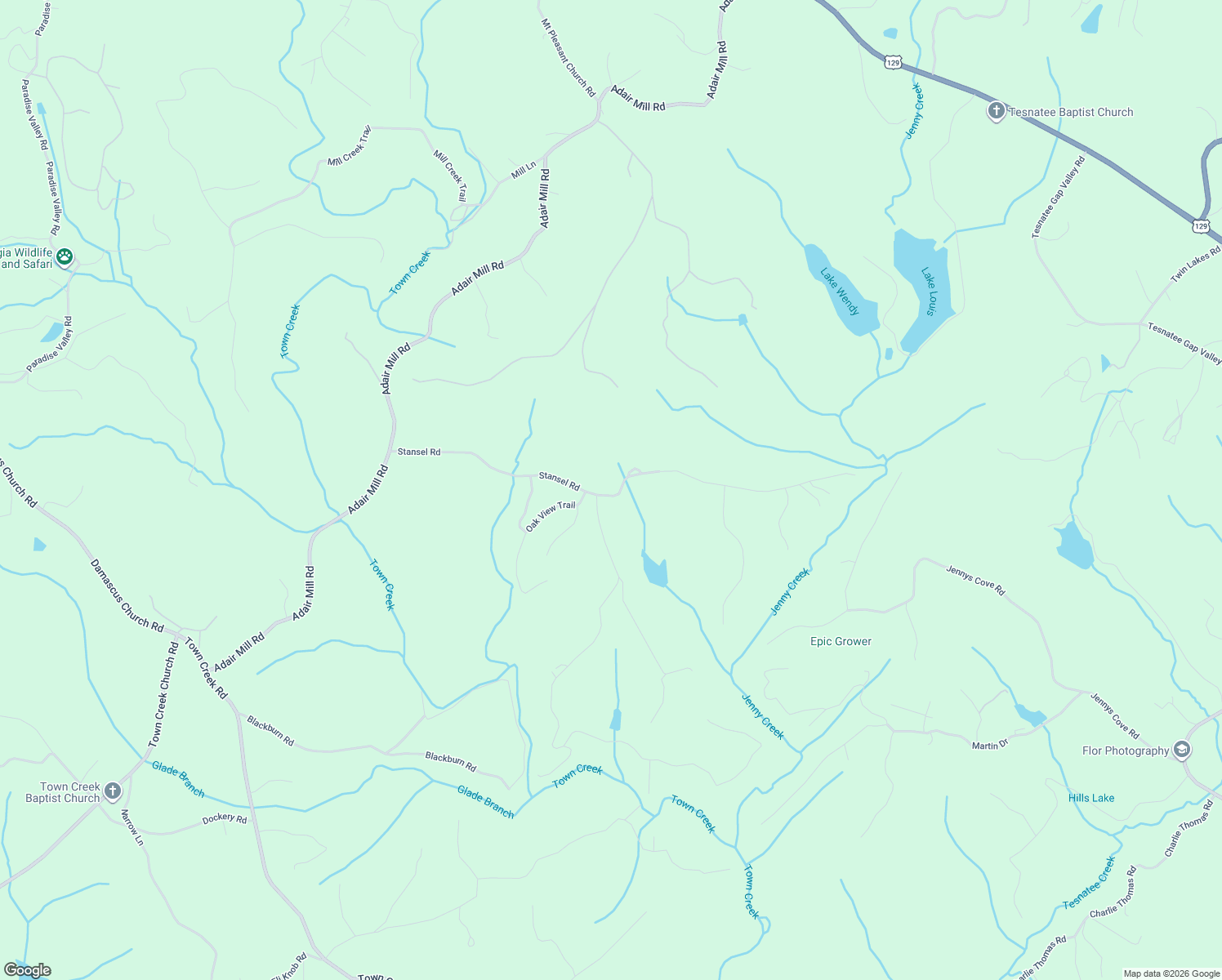map of restaurants, bars, coffee shops, grocery stores, and more near 693 Stansel Road in Cleveland