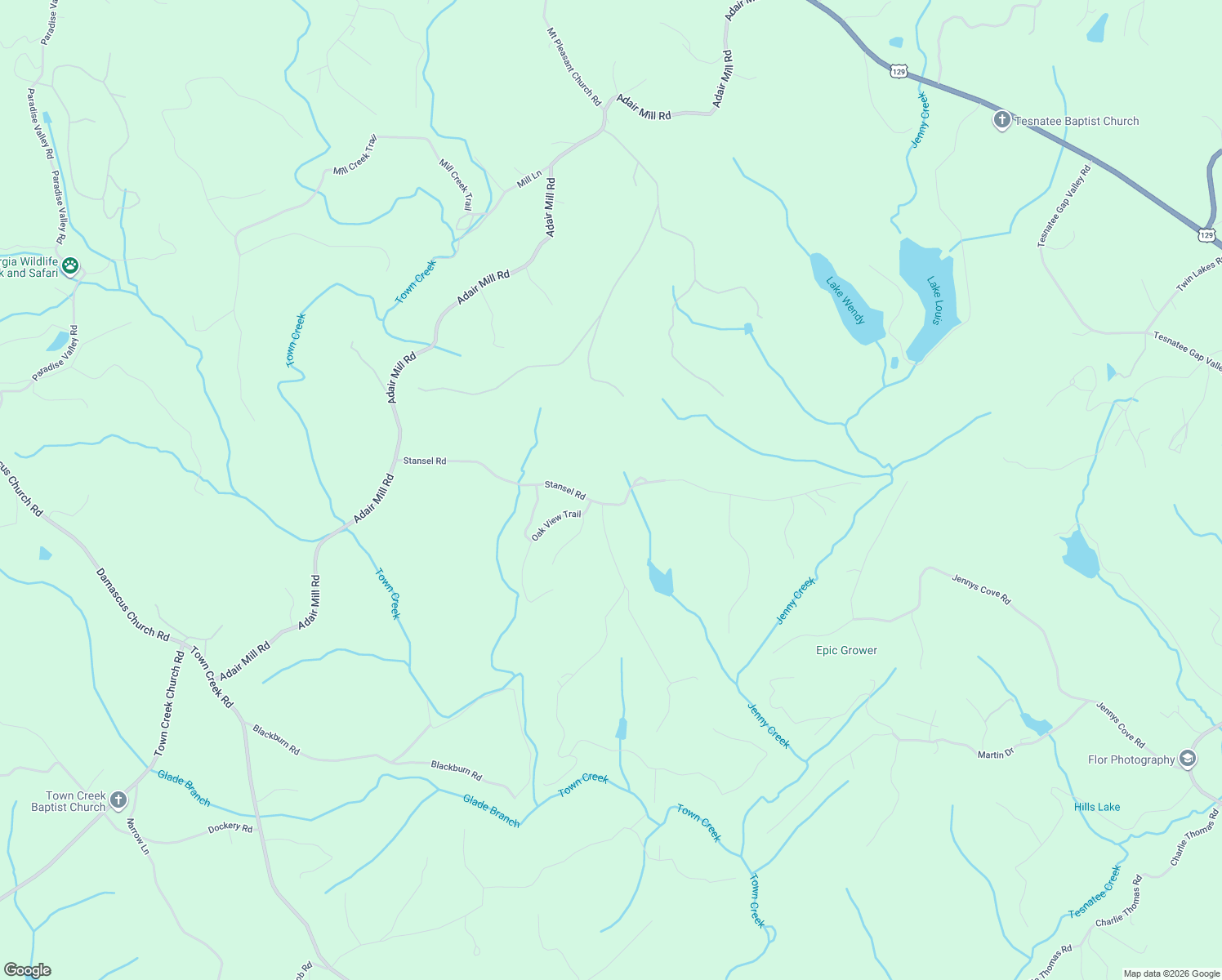 map of restaurants, bars, coffee shops, grocery stores, and more near 693 Stansel Road in Cleveland