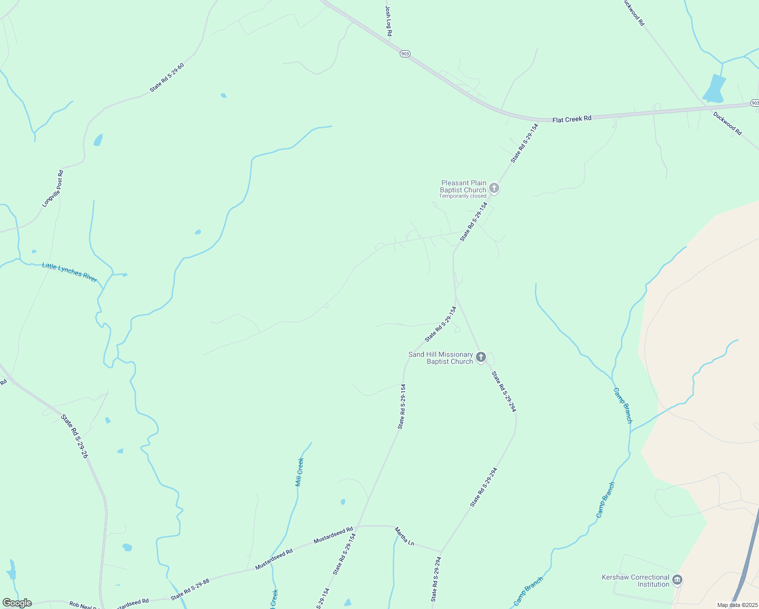 map of restaurants, bars, coffee shops, grocery stores, and more near 154 West Street in Kershaw
