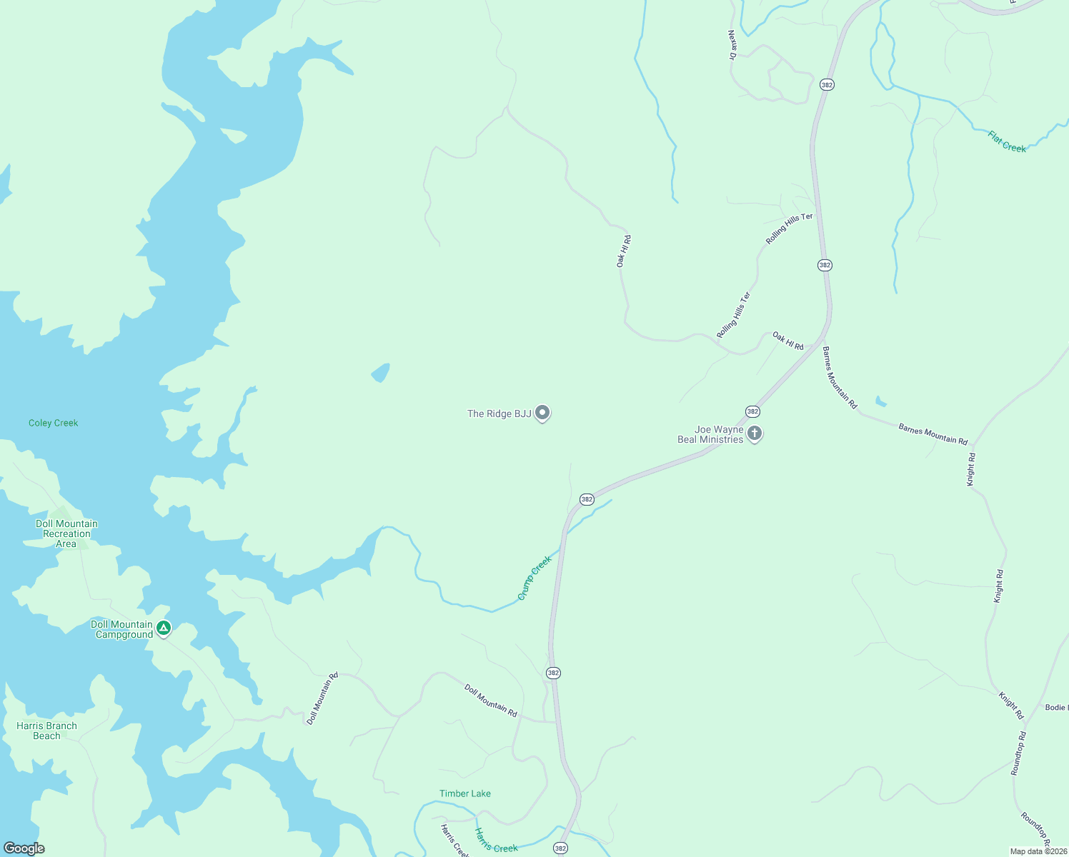 map of restaurants, bars, coffee shops, grocery stores, and more near Unamed Road in Ellijay