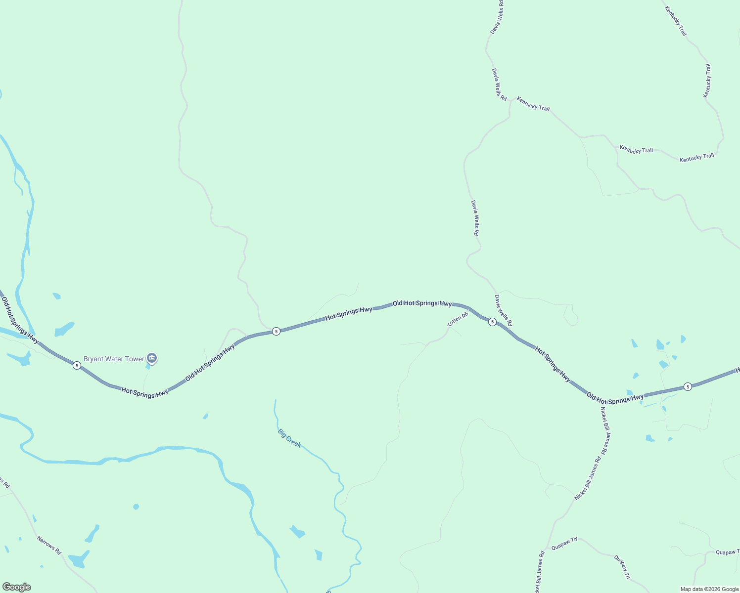 map of restaurants, bars, coffee shops, grocery stores, and more near 10674 Old Hot Springs Highway in Benton