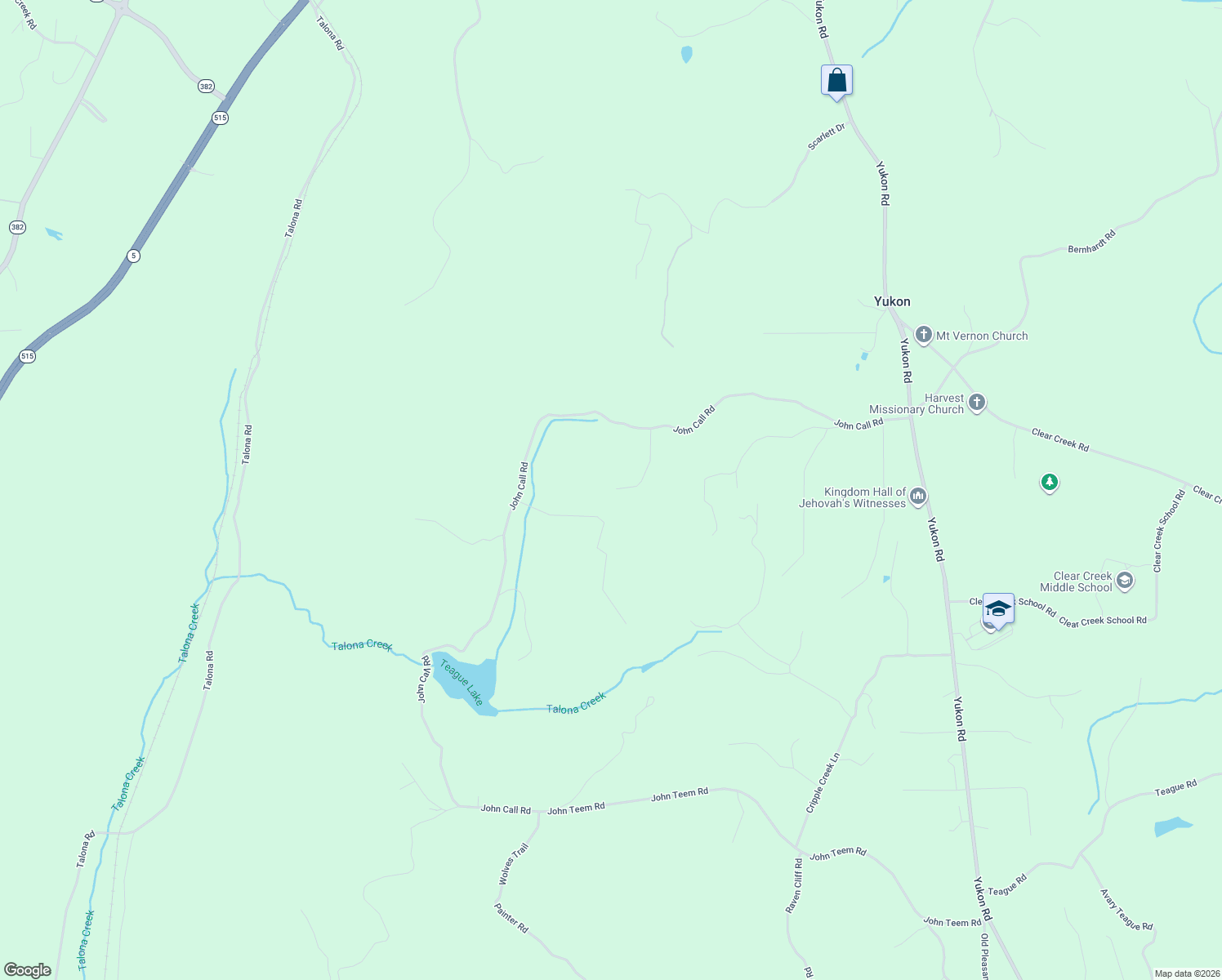 map of restaurants, bars, coffee shops, grocery stores, and more near 199 Cunningham Mountain Road in Ellijay