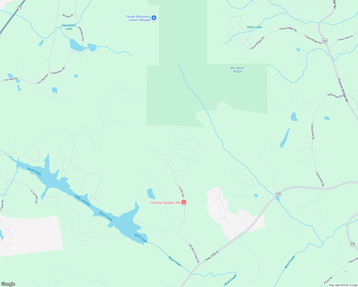 map of restaurants, bars, coffee shops, grocery stores, and more near 1137 Pink Mountain Boulevard in Cleveland