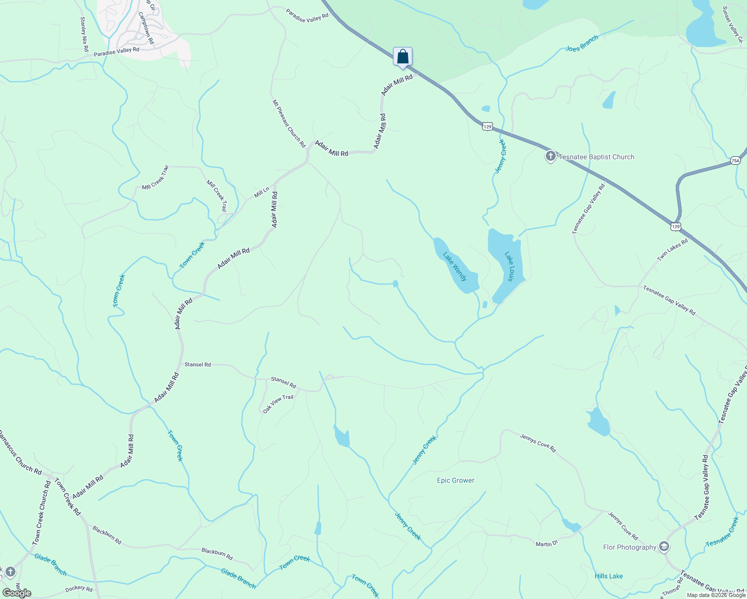 map of restaurants, bars, coffee shops, grocery stores, and more near Emerald Vista in Cleveland