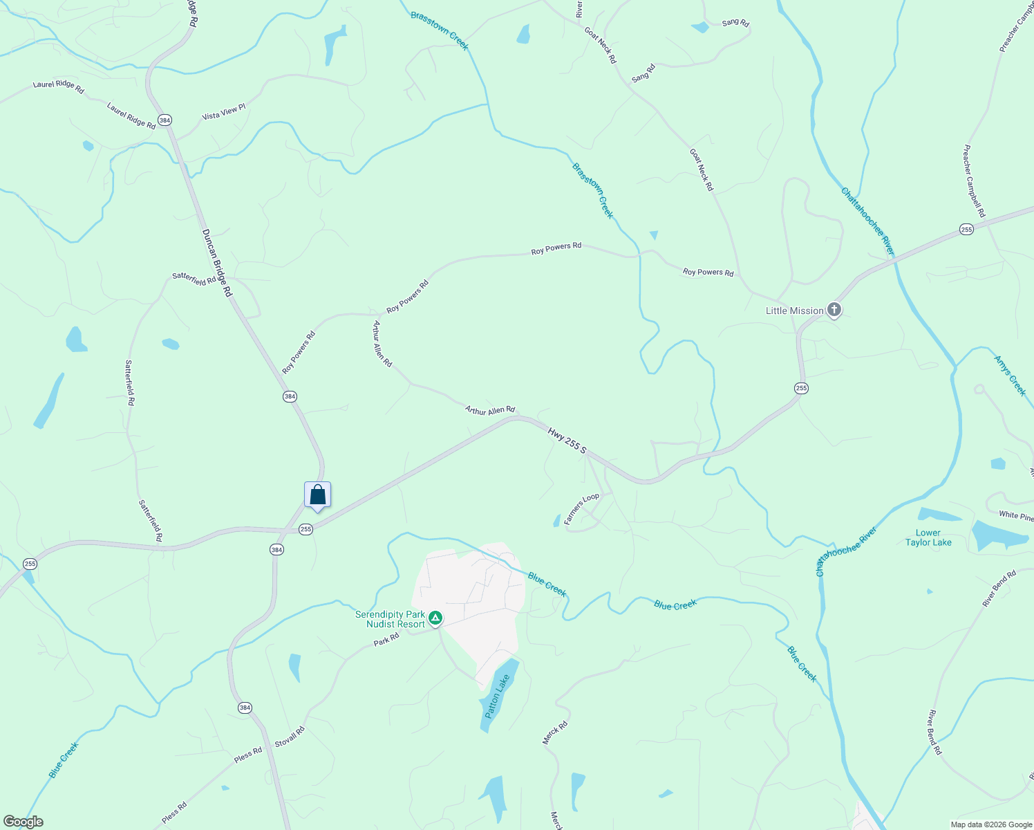 map of restaurants, bars, coffee shops, grocery stores, and more near 429 Arthur Allen Road in Cleveland