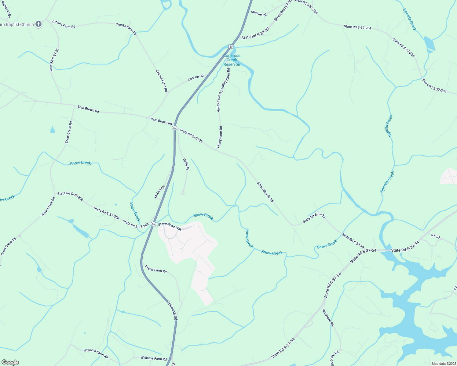 map of restaurants, bars, coffee shops, grocery stores, and more near 210 Sitton Shoals Road in Seneca