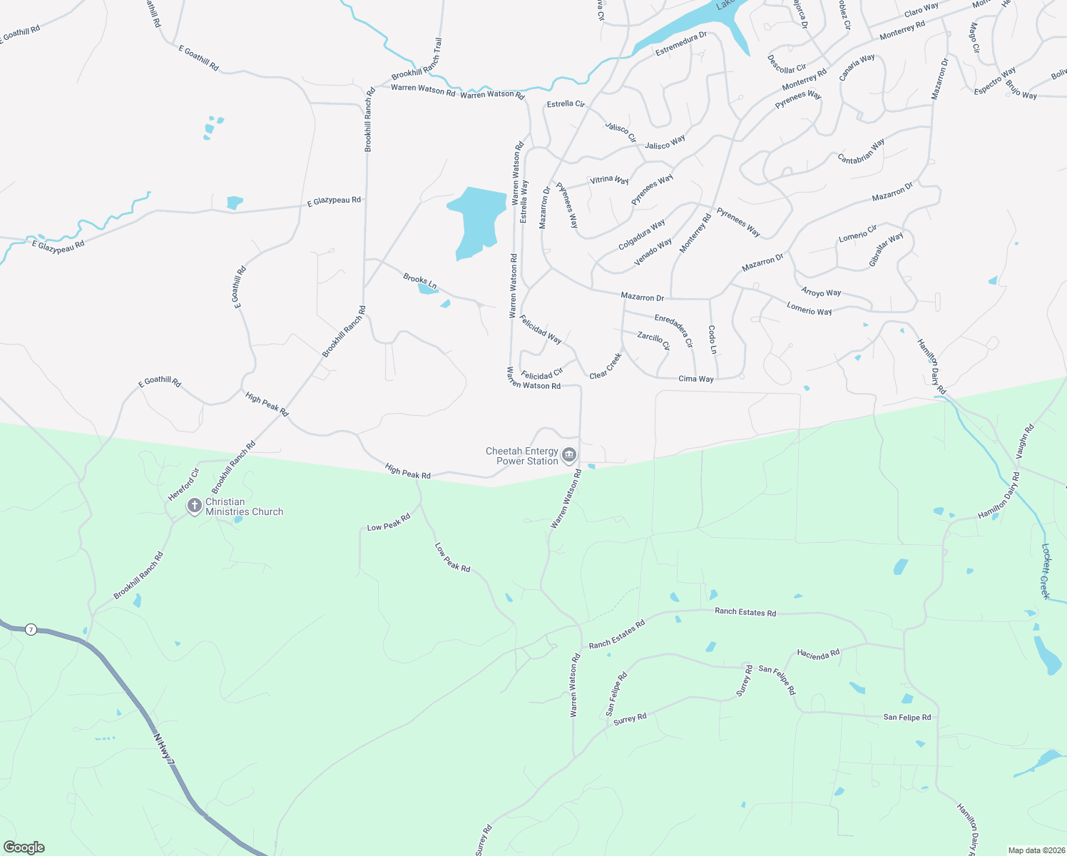 map of restaurants, bars, coffee shops, grocery stores, and more near 728 High Peak Road in Hot Springs Village