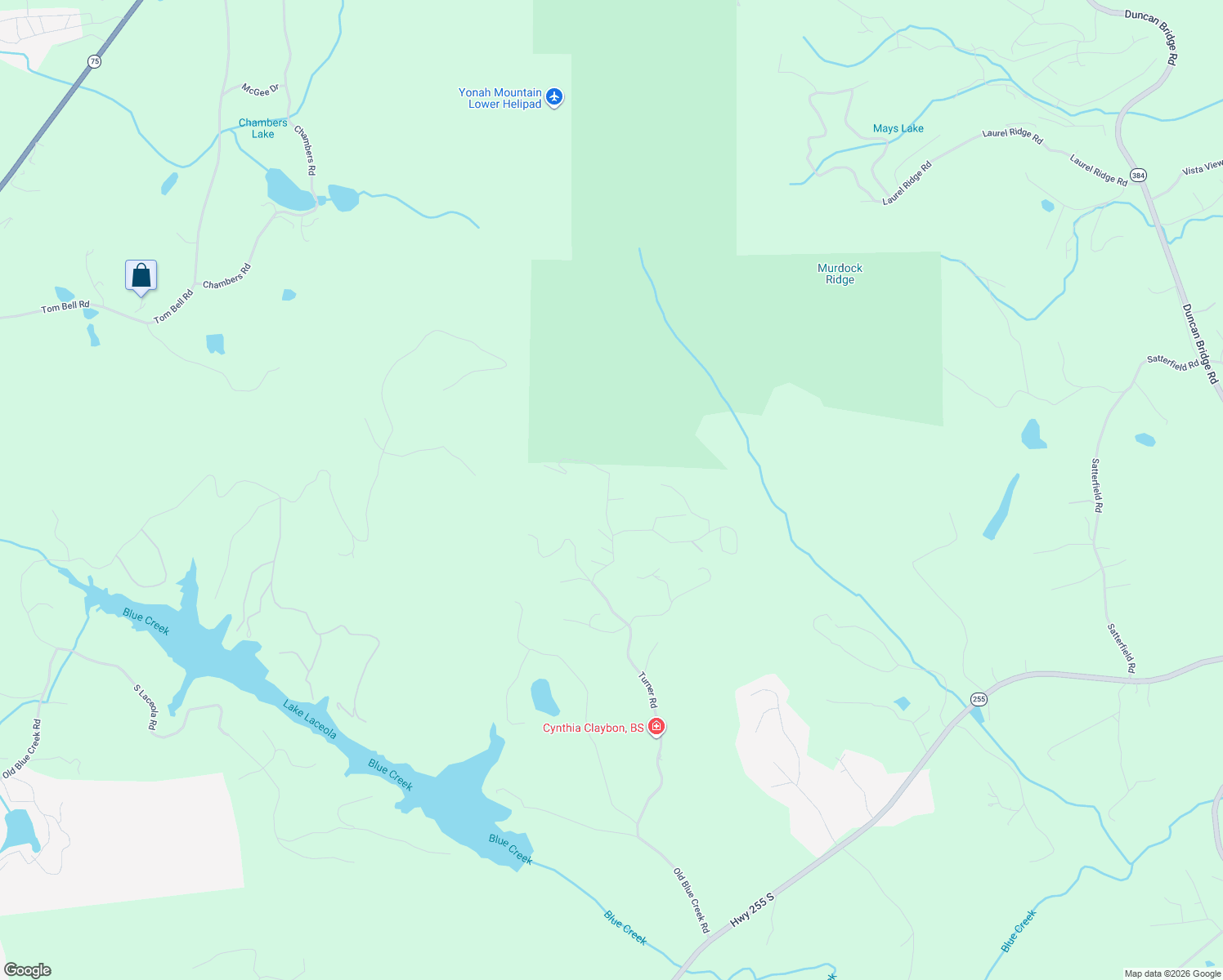 map of restaurants, bars, coffee shops, grocery stores, and more near 297 Lookout Ridge Road in Cleveland