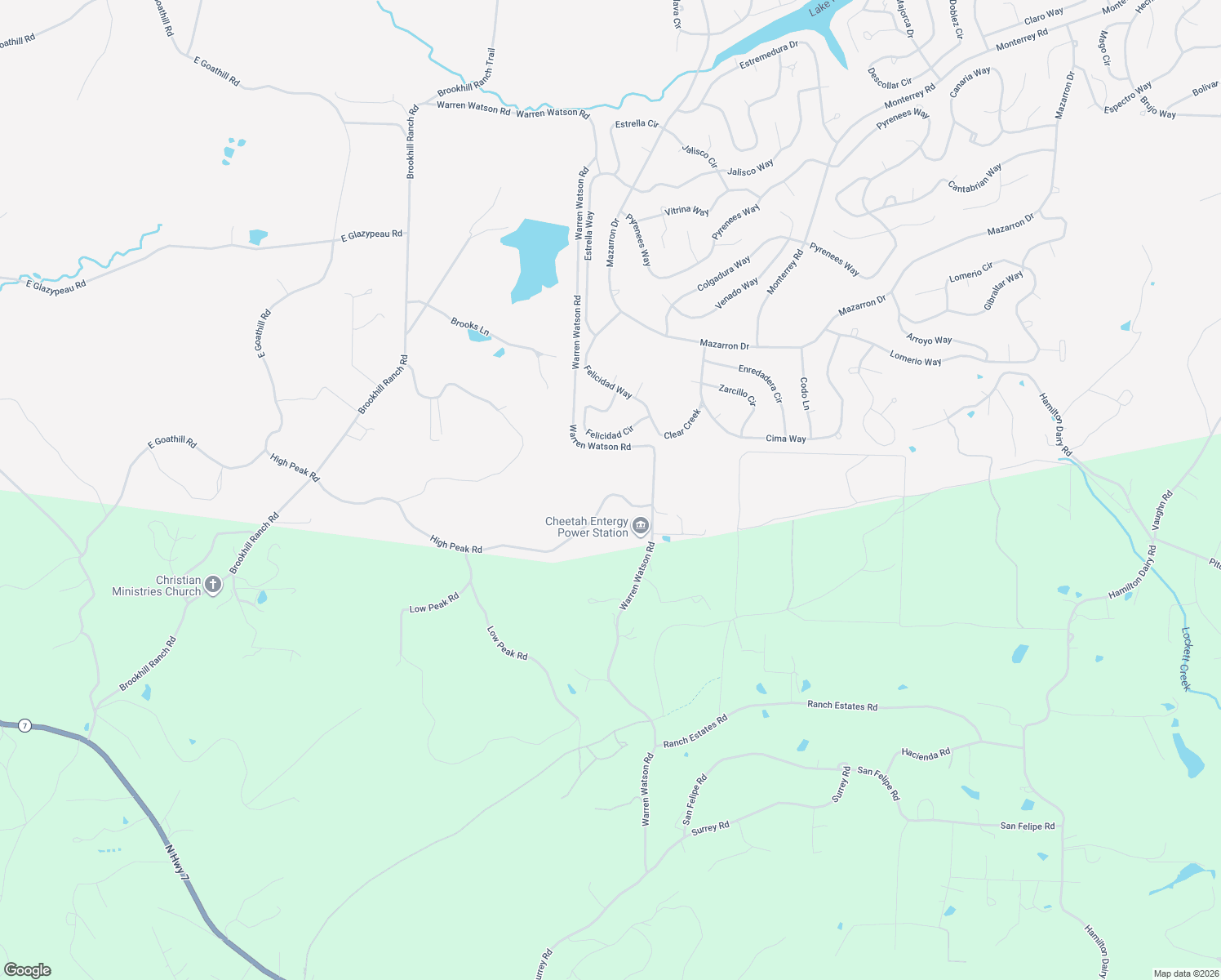 map of restaurants, bars, coffee shops, grocery stores, and more near 728 High Peak Road in Hot Springs Village