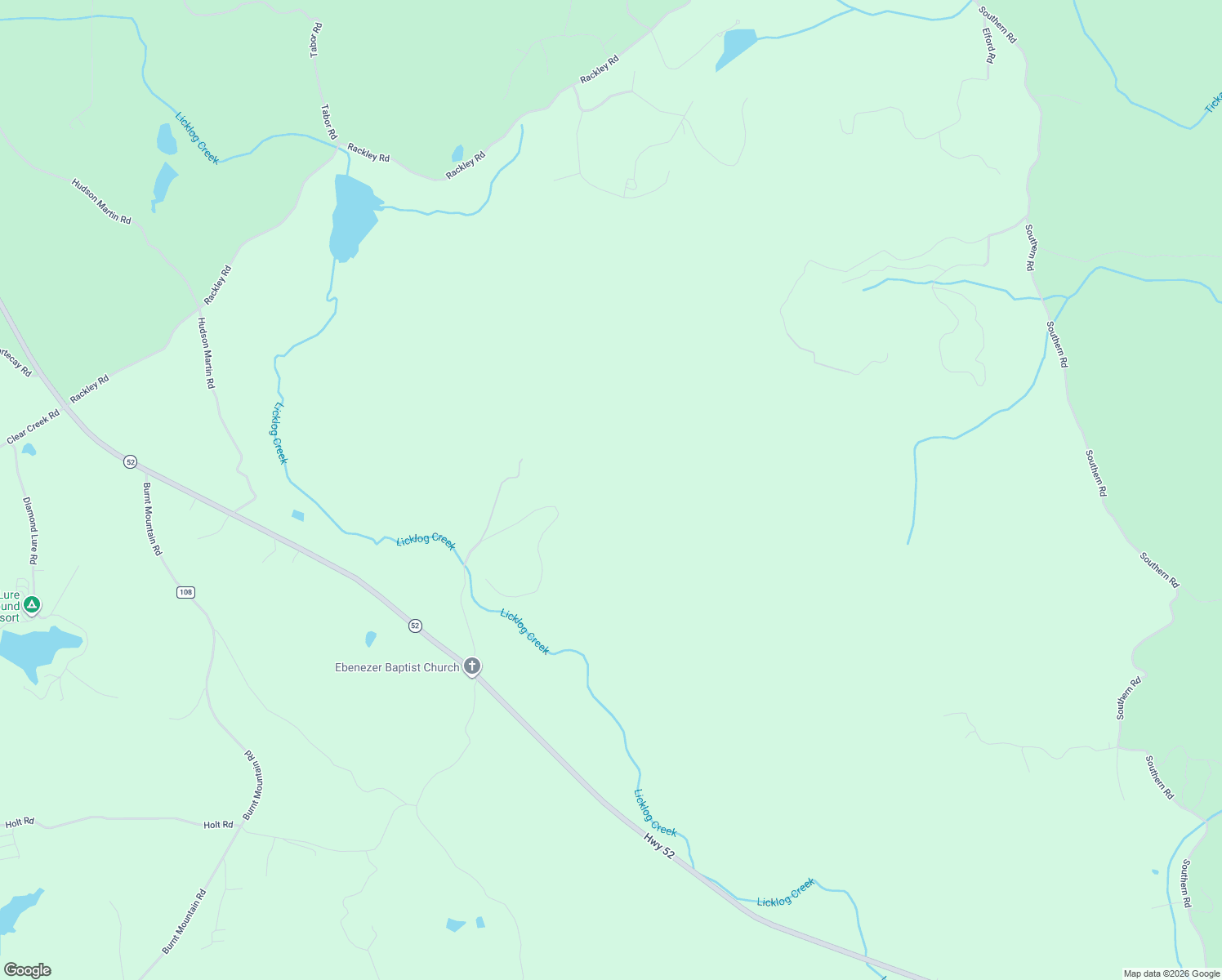map of restaurants, bars, coffee shops, grocery stores, and more near Piney Spur Road in Ellijay