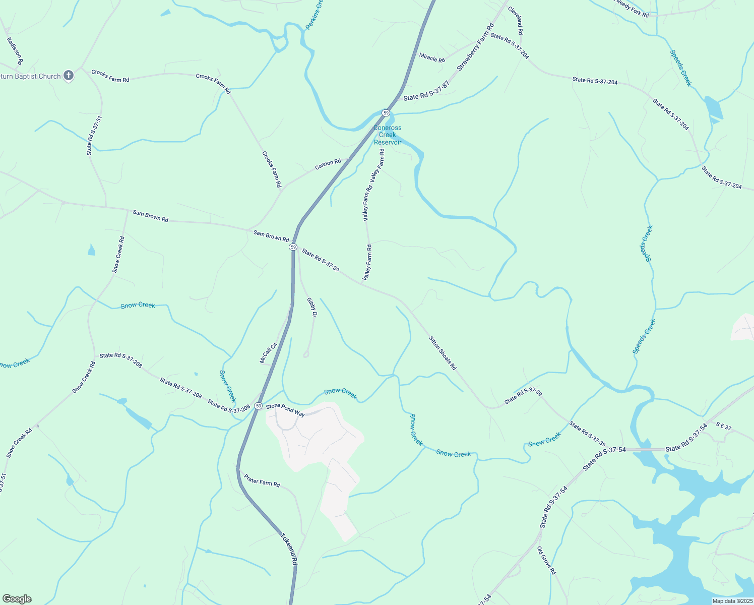 map of restaurants, bars, coffee shops, grocery stores, and more near 210 Sitton Shoals Road in Seneca